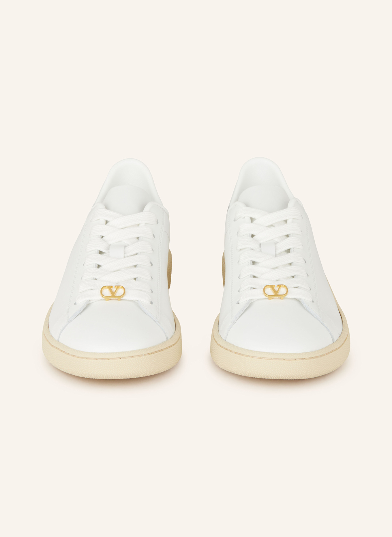 VALENTINO GARAVANI Sneaker ROYCO: WEISS / GRÜN