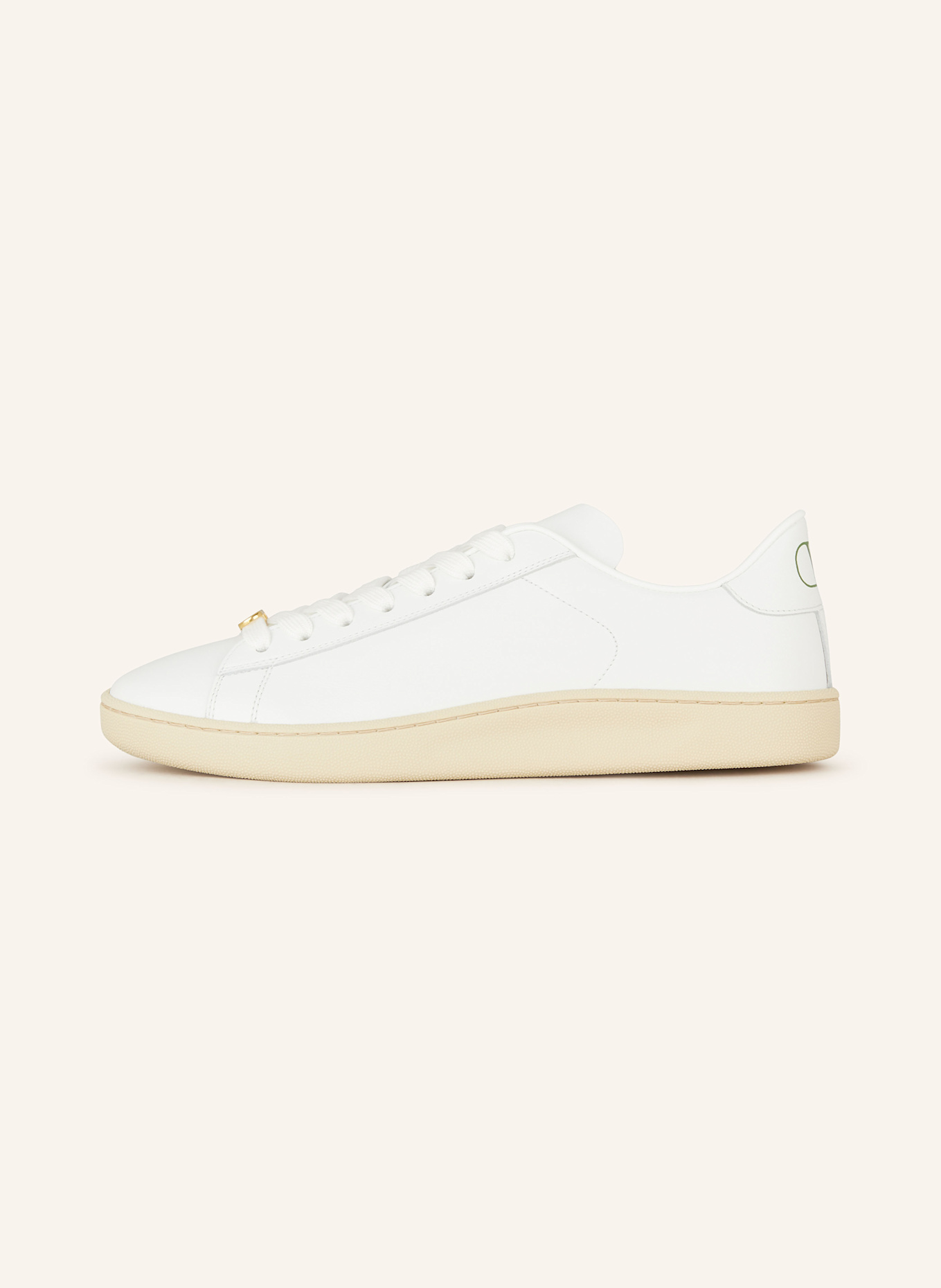 VALENTINO GARAVANI Sneaker ROYCO: WEISS / GRÜN
