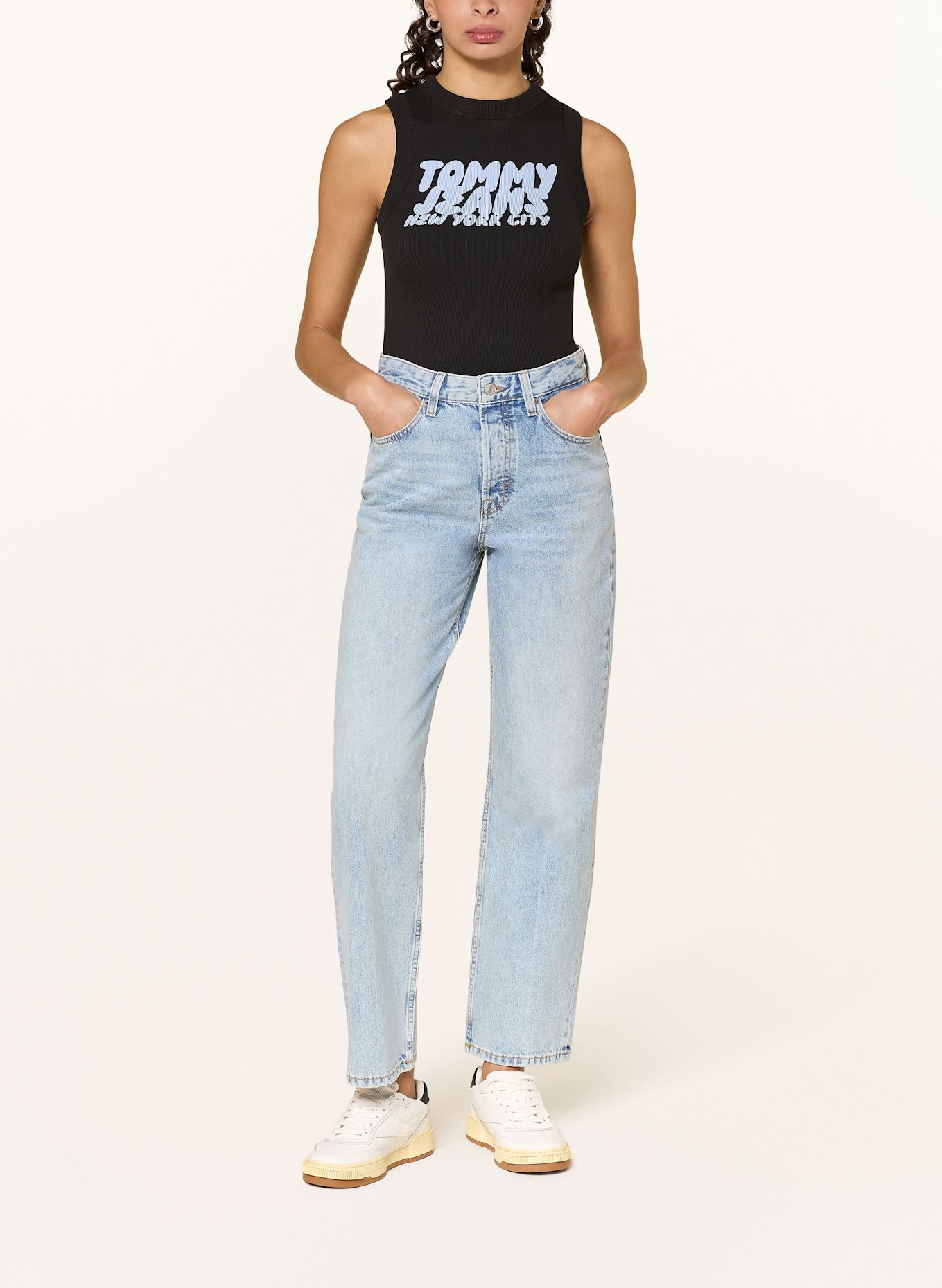 TOMMY JEANS Straight Jeans LAYLA: 1A5 Denim Mid Light Blue