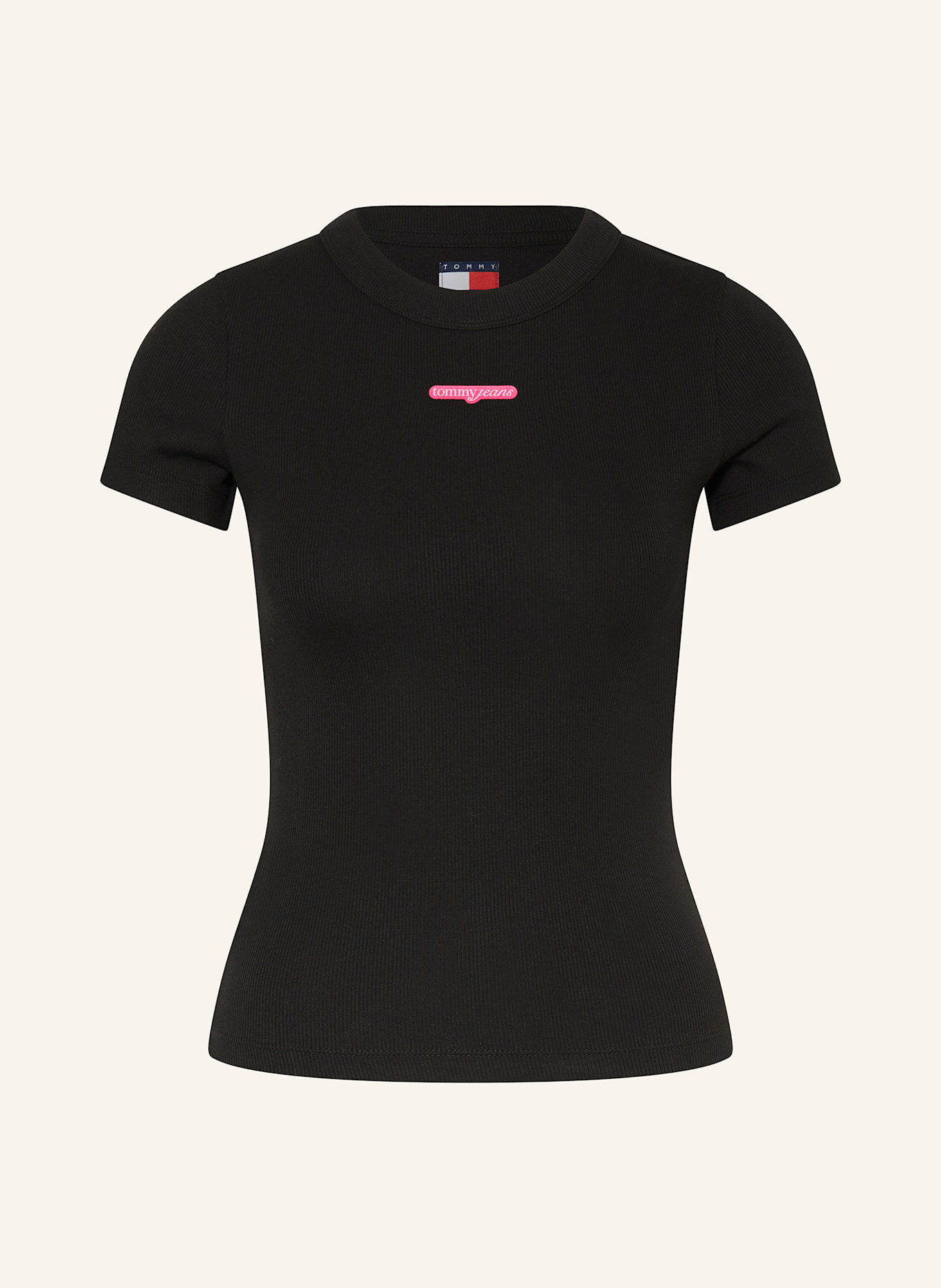 TOMMY JEANS T-Shirt: SCHWARZ