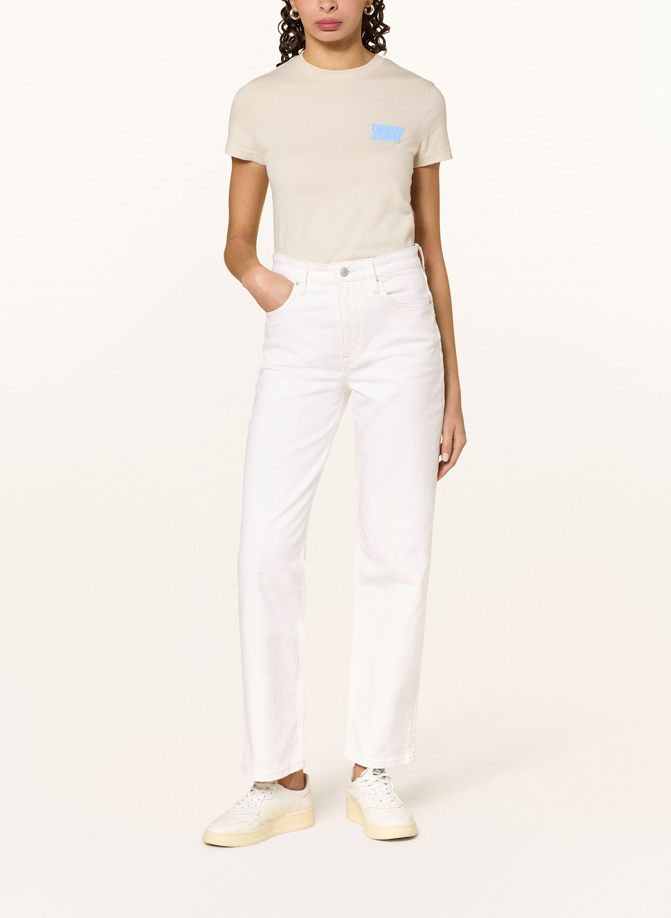 TOMMY JEANS Straight jeans LAYLA: 1D0 Denim White