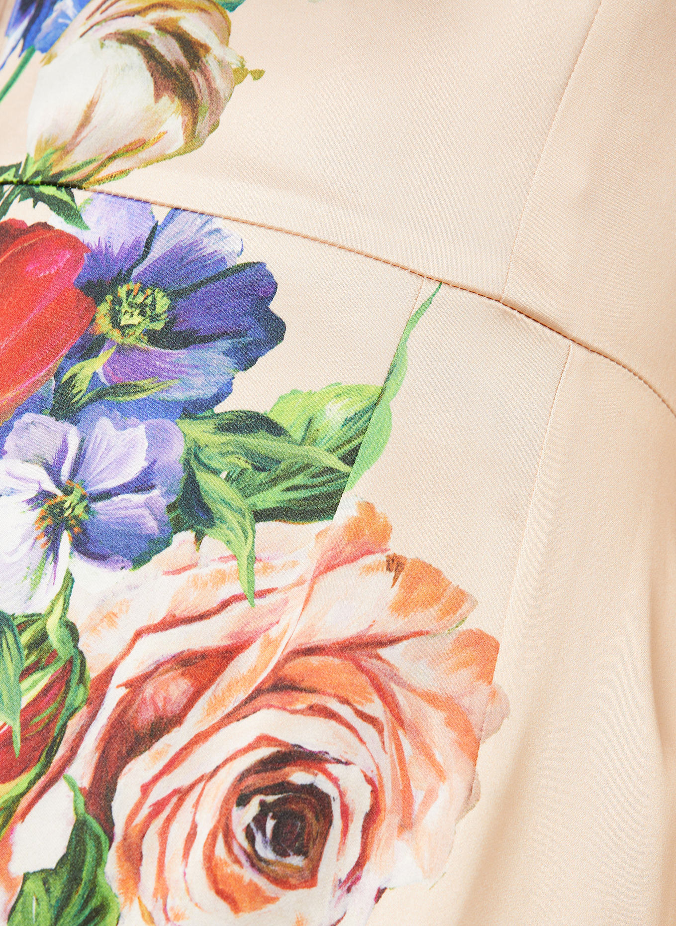 DOLCE & GABBANA Etuikleid mit 3/4-Arm: H25PR B.FIORI ANTICHI FNUD