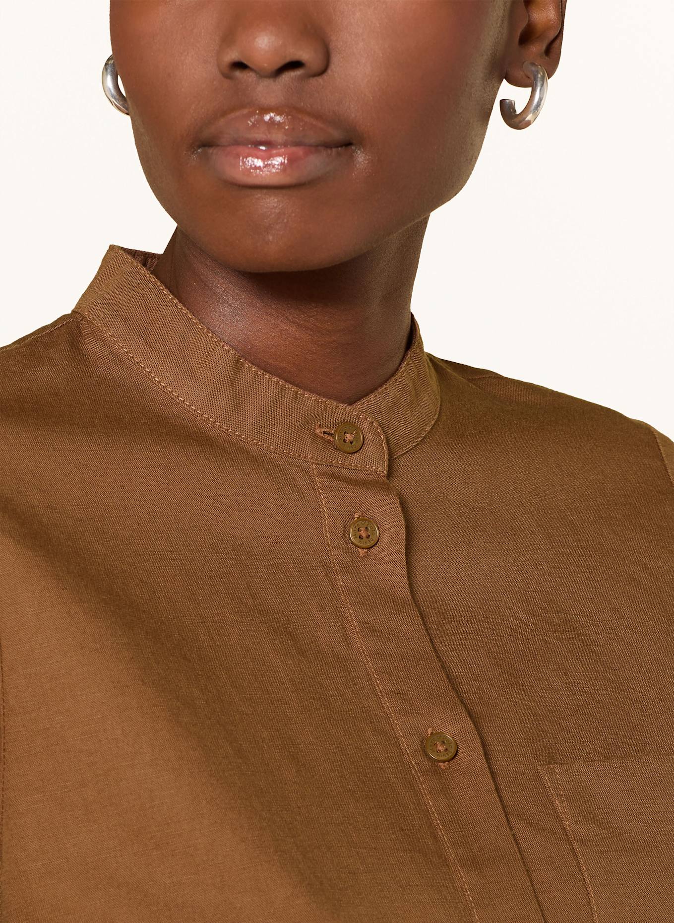 Marc O'Polo DENIM Hemdbluse: BRAUN