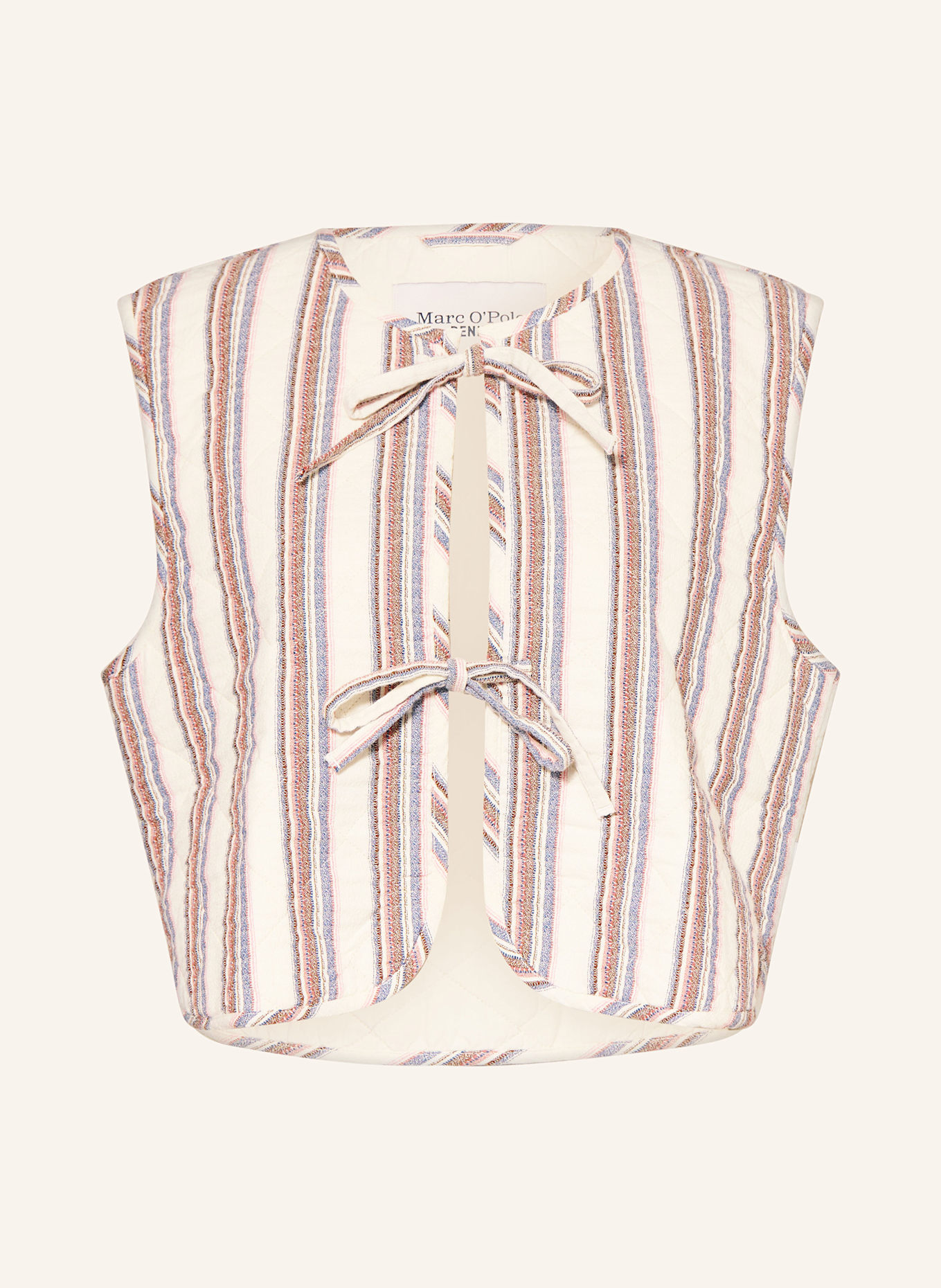 Marc O'Polo DENIM Steppweste: ECRU / ROSA / BLAU