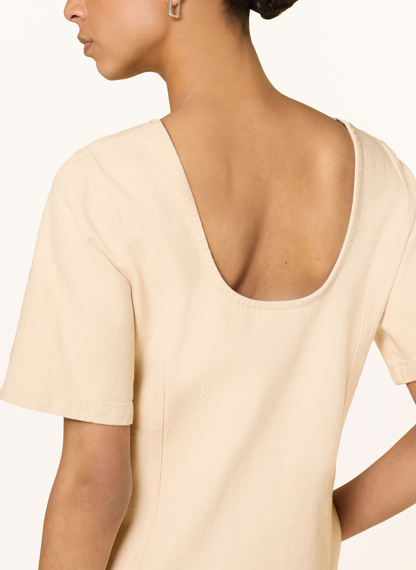 Marc O'Polo DENIM Jeanskleid: WEISS