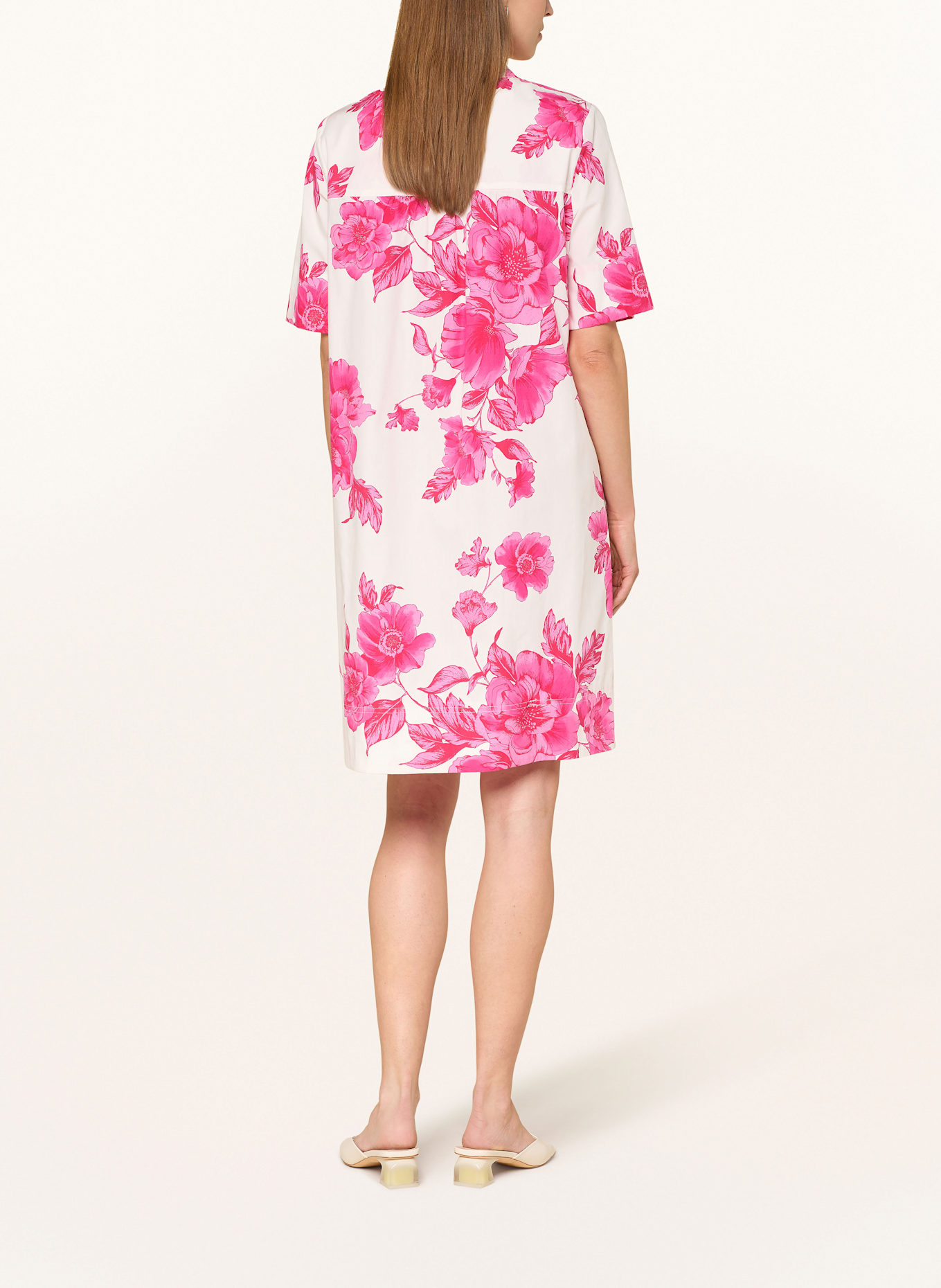 oui Hemdblusenkleid: WEISS/ PINK