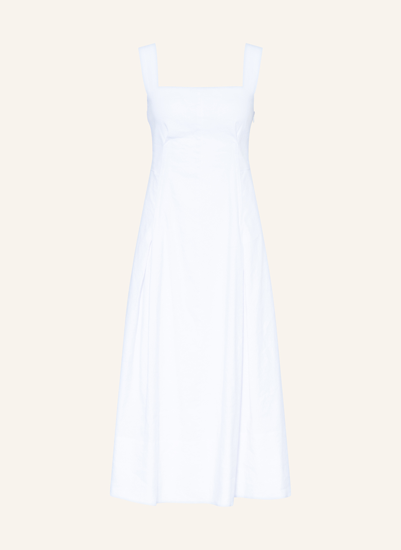 VINCE Kleid CAMI mit Leinen: HELLGRAU