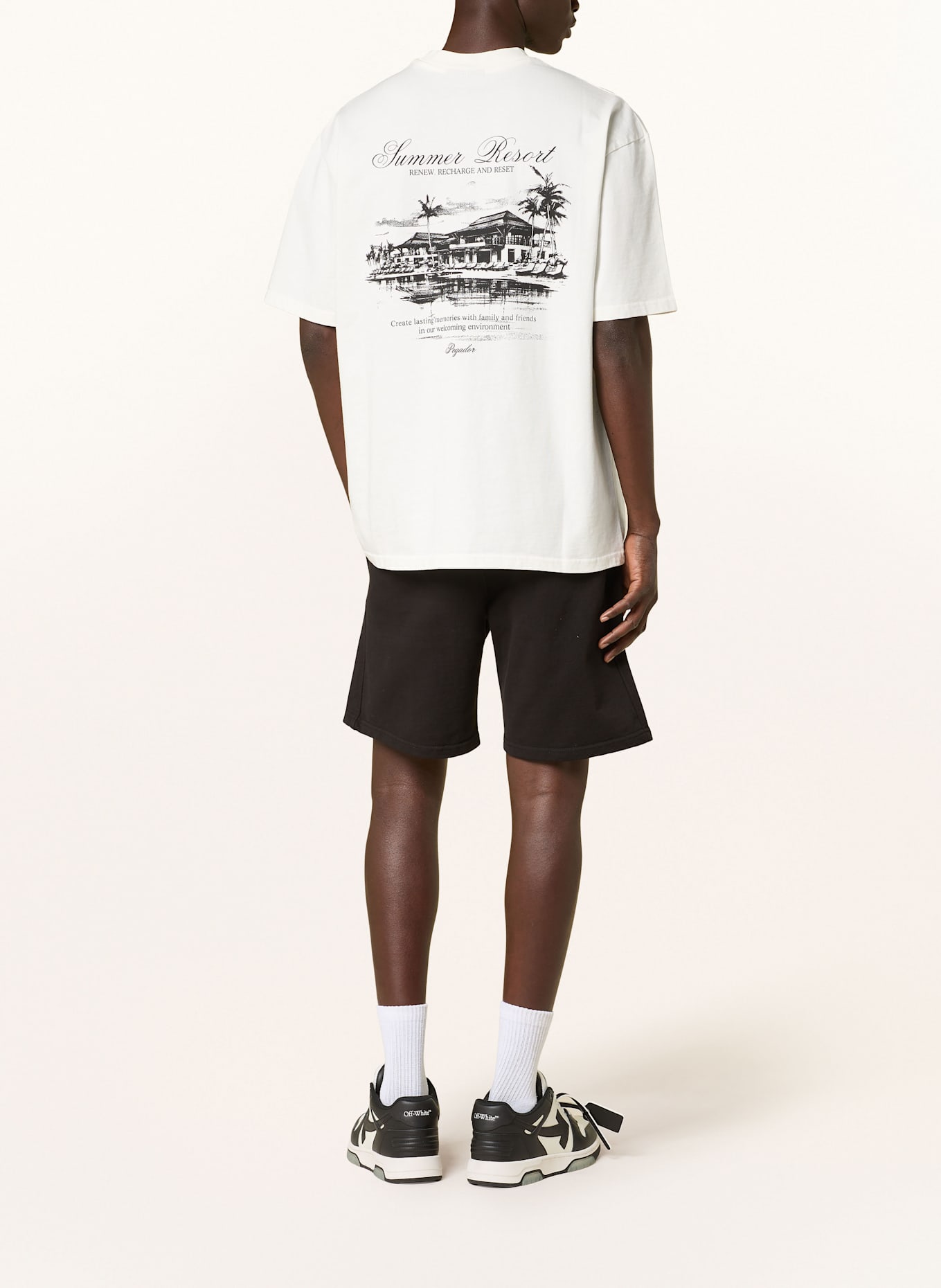 PEGADOR T-shirt POLION: WHITE