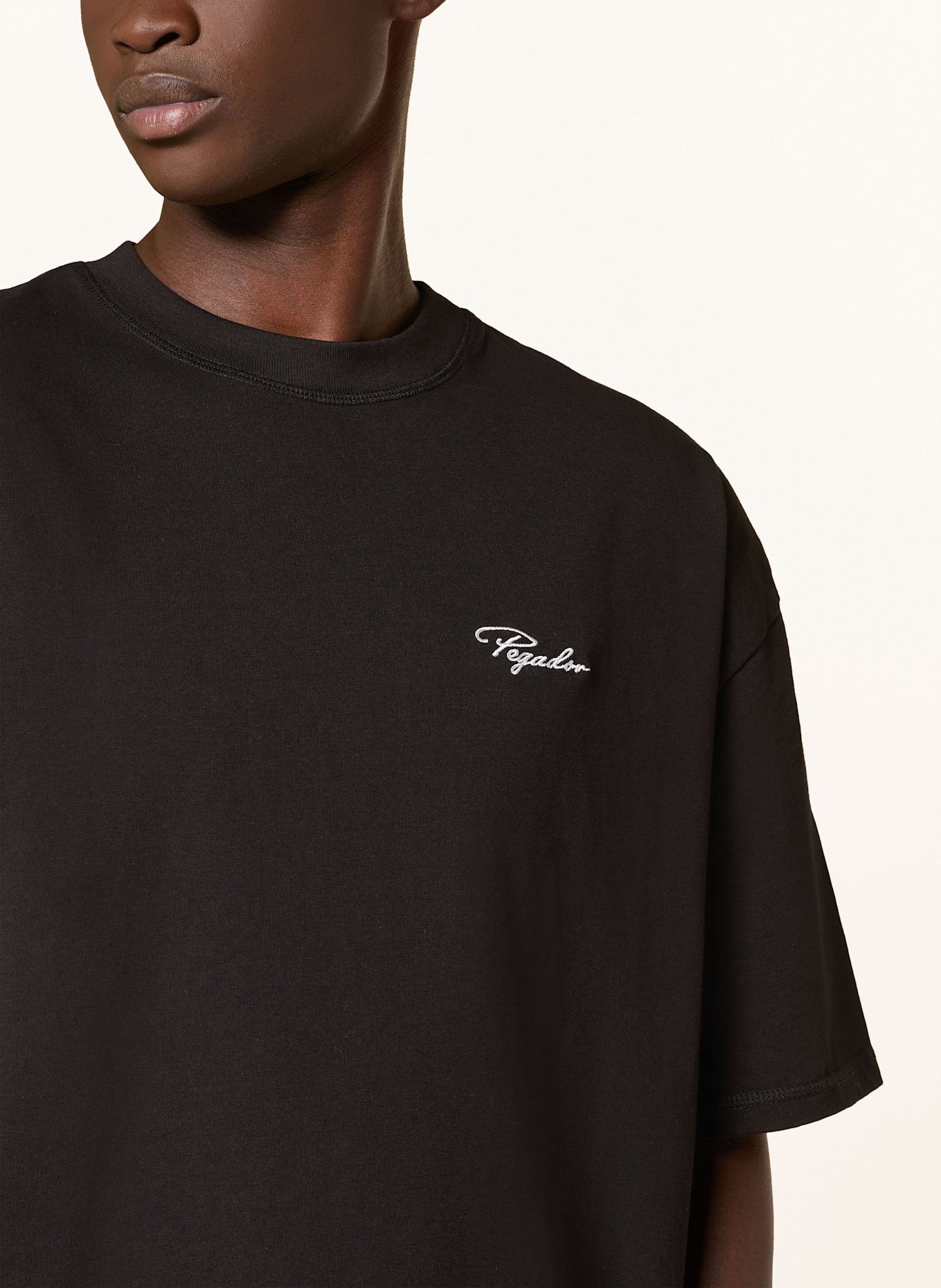 PEGADOR T-Shirt SIGNAR: SCHWARZ / WEISS