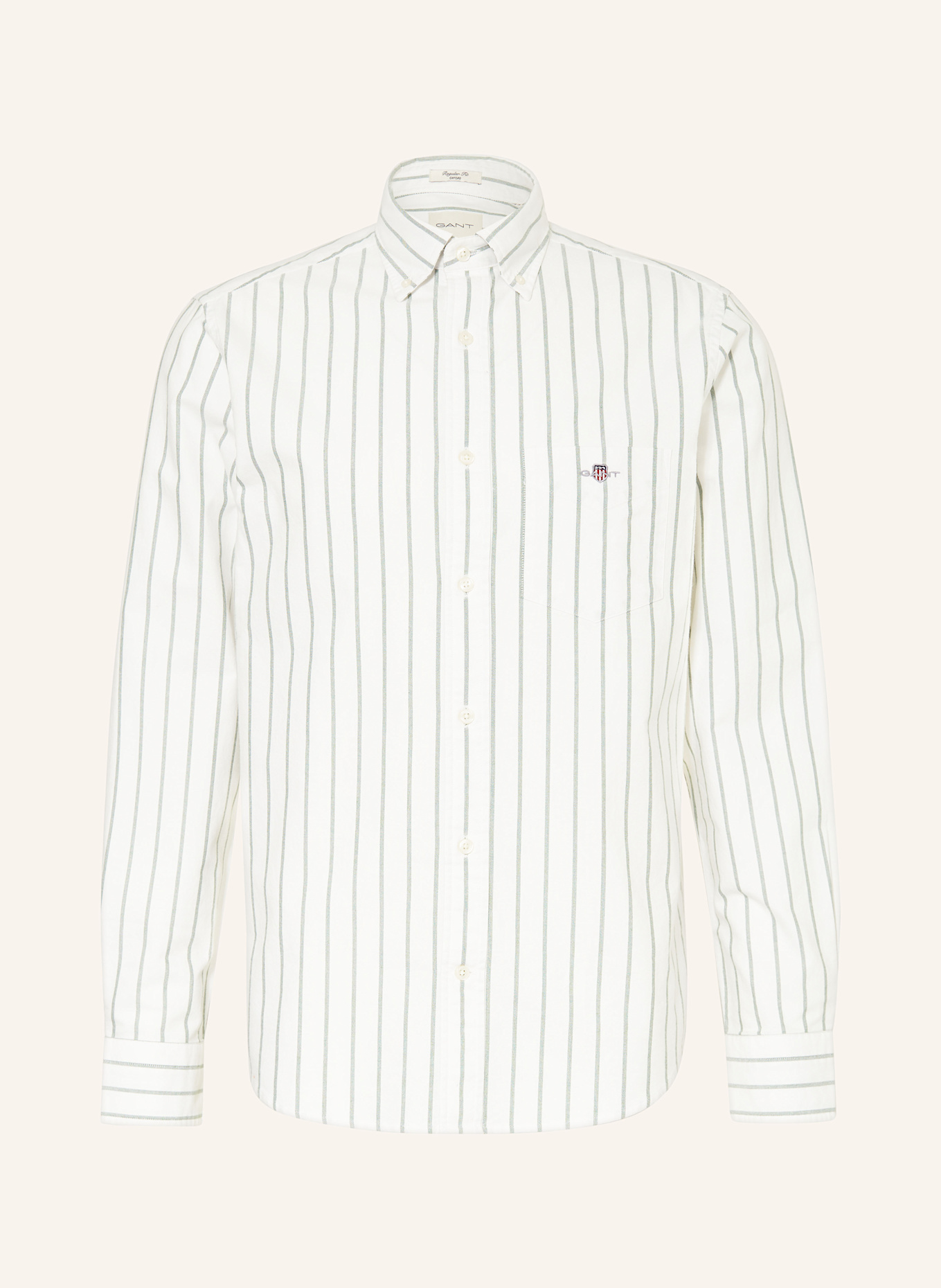 GANT Oxfordhemd Regular Fit: DUNKELGRÜN/ WEISS
