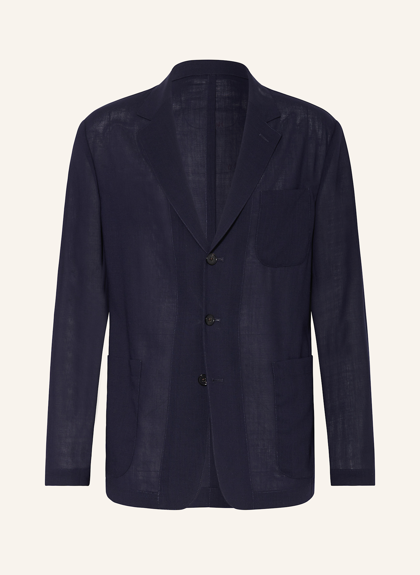 RALPH LAUREN PURPLE LABEL Tailored jacket regular fit: DARK BLUE