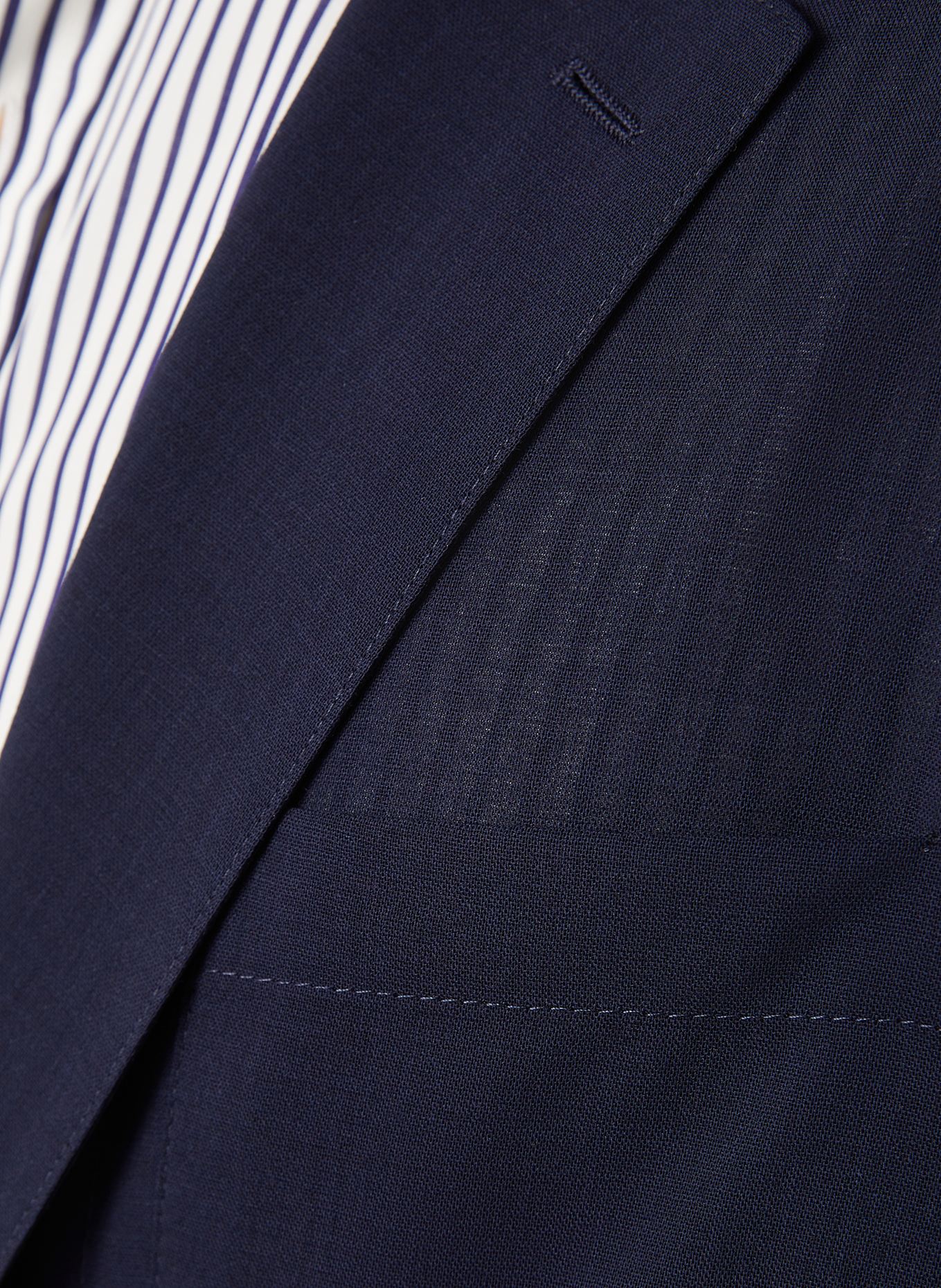 RALPH LAUREN PURPLE LABEL Tailored jacket regular fit: DARK BLUE