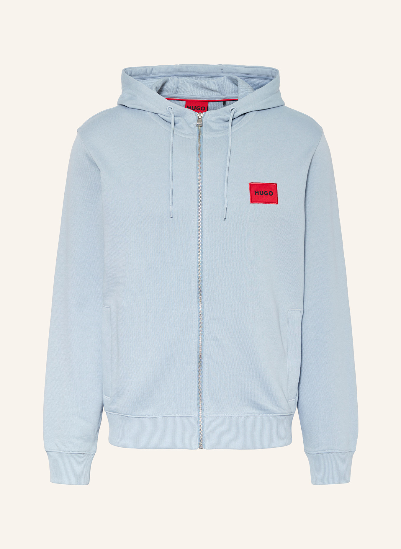 HUGO Veste sweat DAPLE: BLEU CLAIR