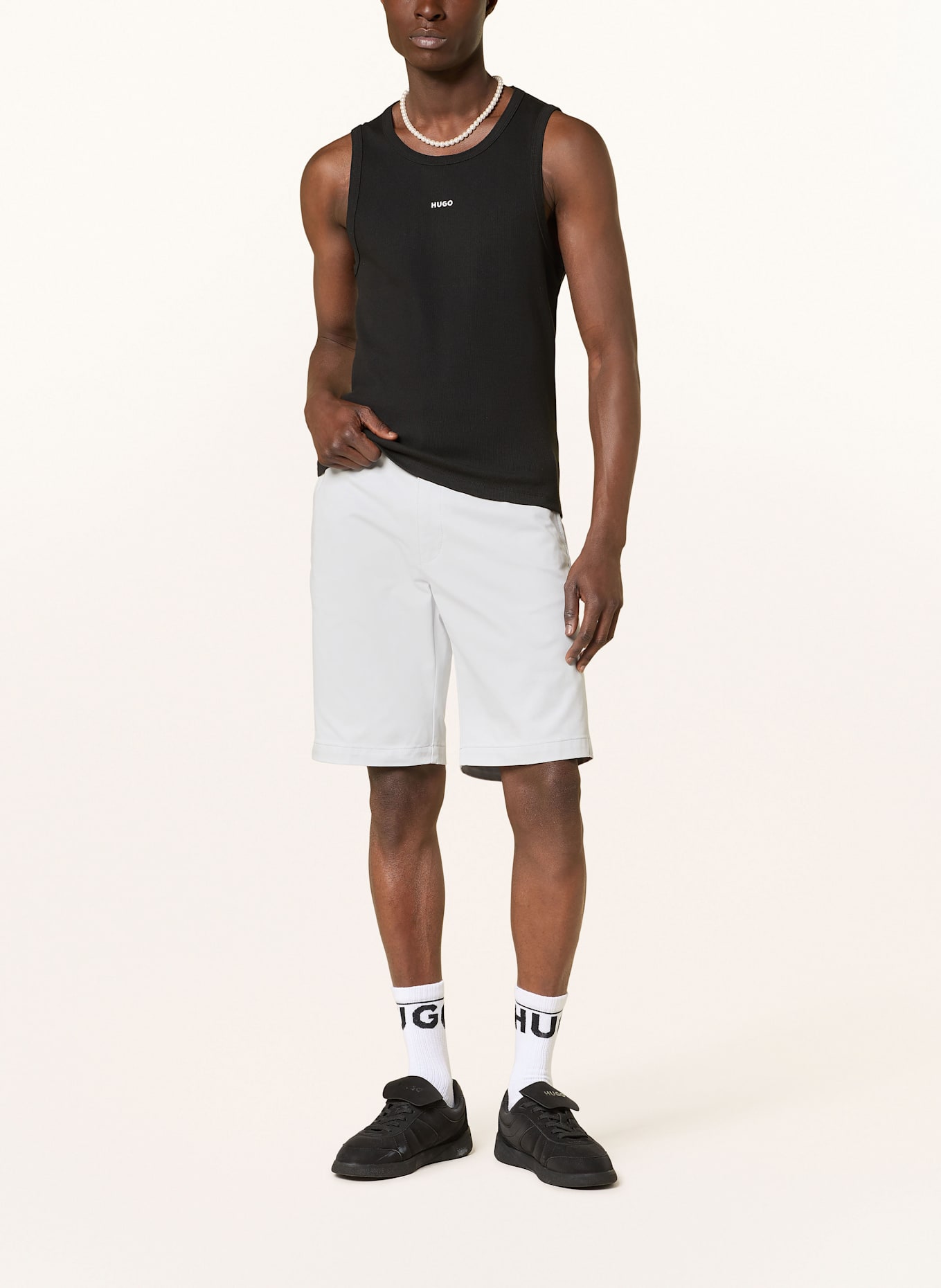 HUGO Tílko DAPOTA: ČERNÁ