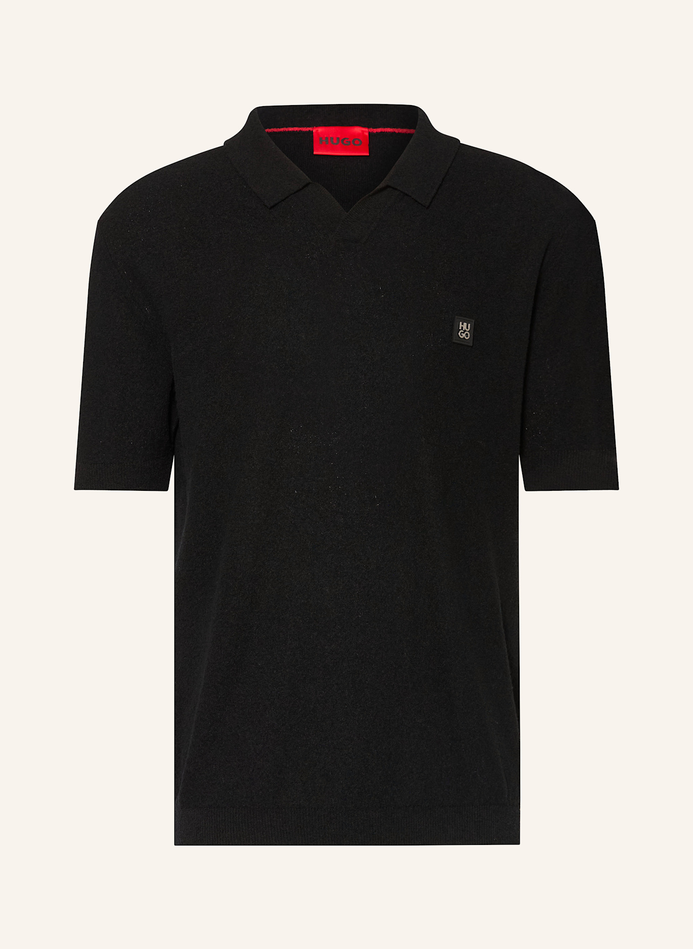 HUGO Poloshirt SHIPLOM: SCHWARZ