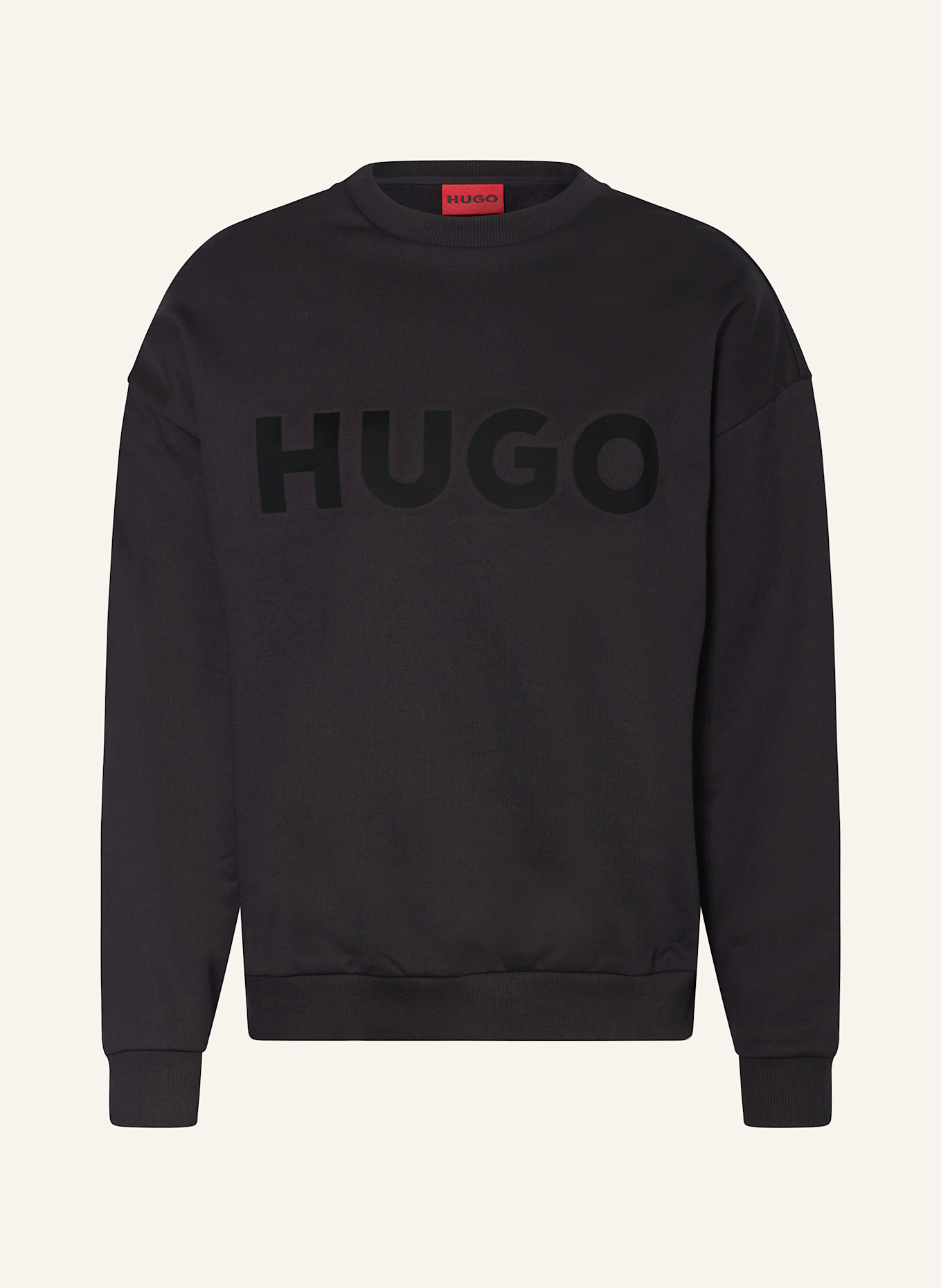 HUGO Sweatshirt DINEX: SCHWARZ