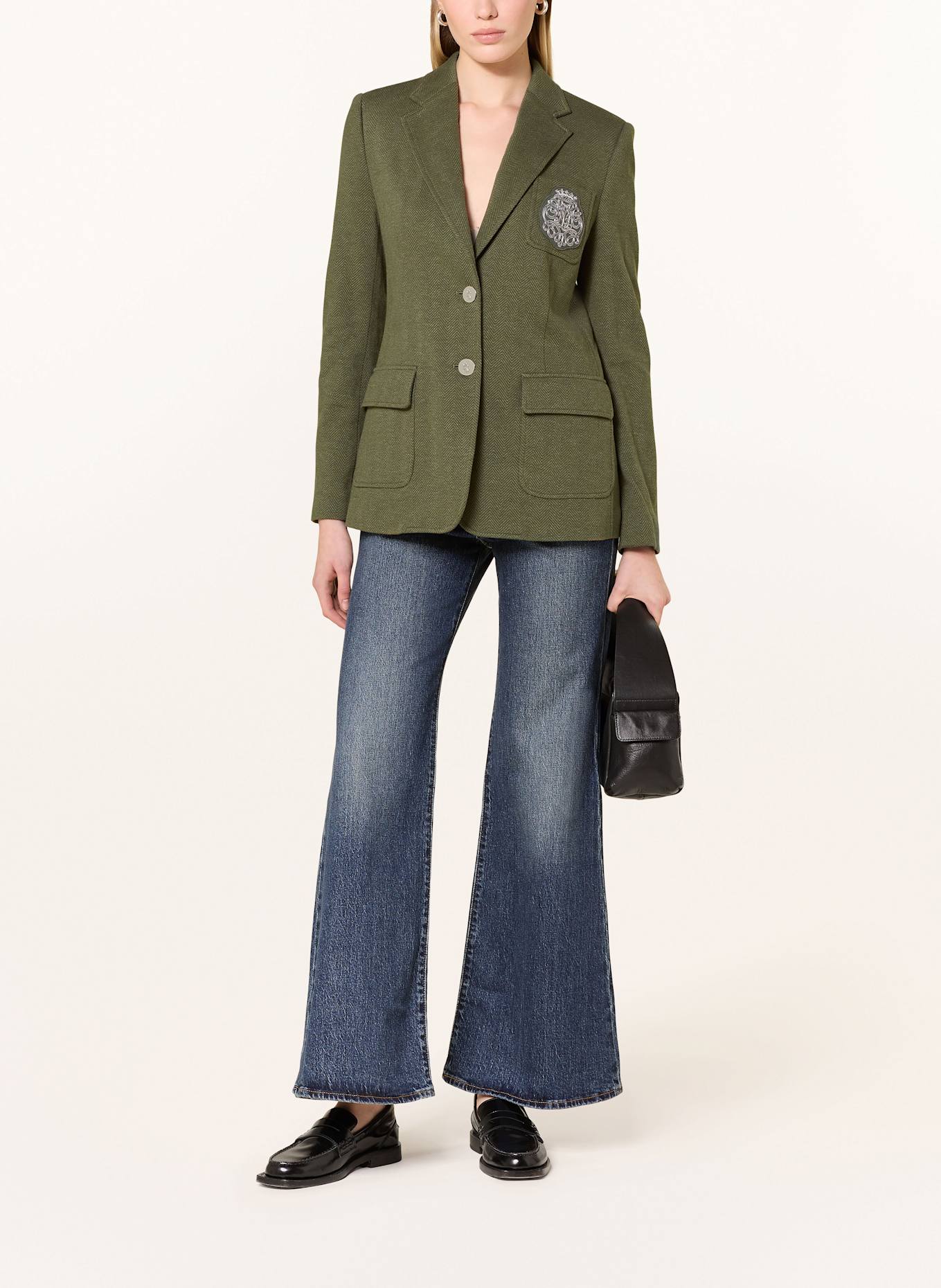 LAUREN RALPH LAUREN Blezer: ZIELONY