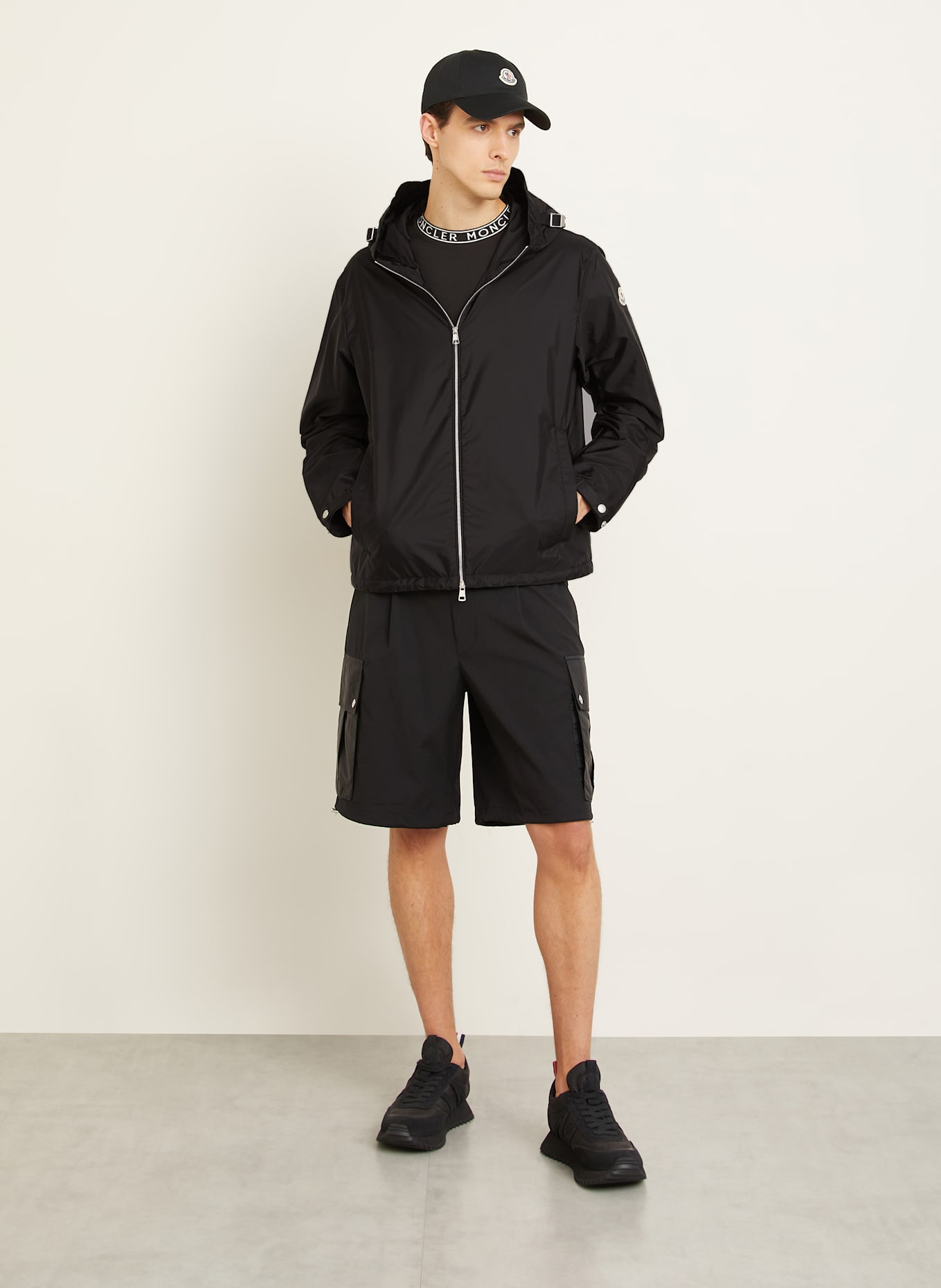 MONCLER Windbreaker REMORAY: SCHWARZ