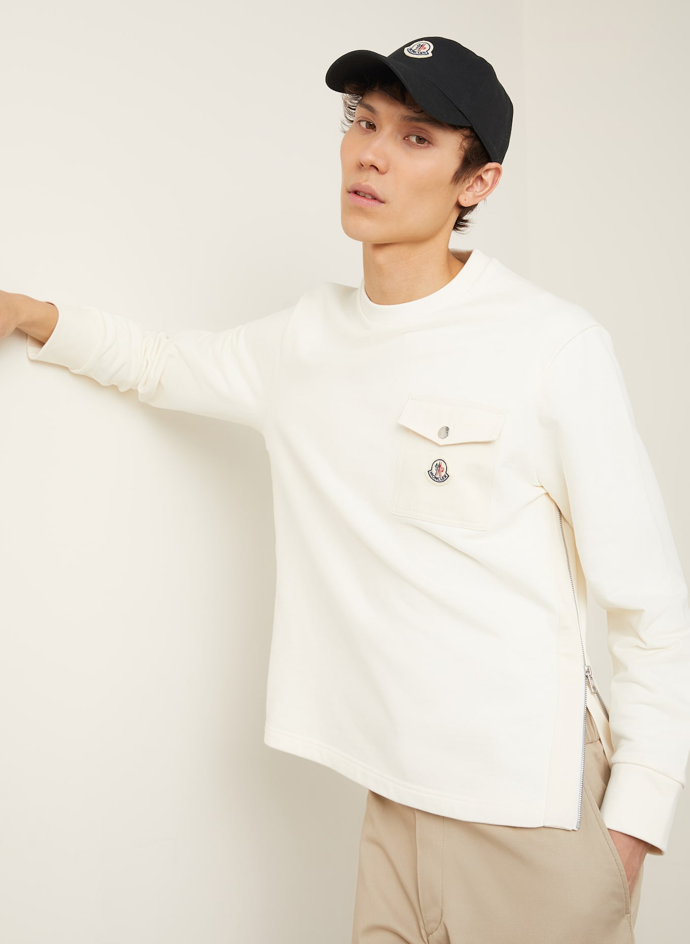 MONCLER Sweatshirt: HELLGELB