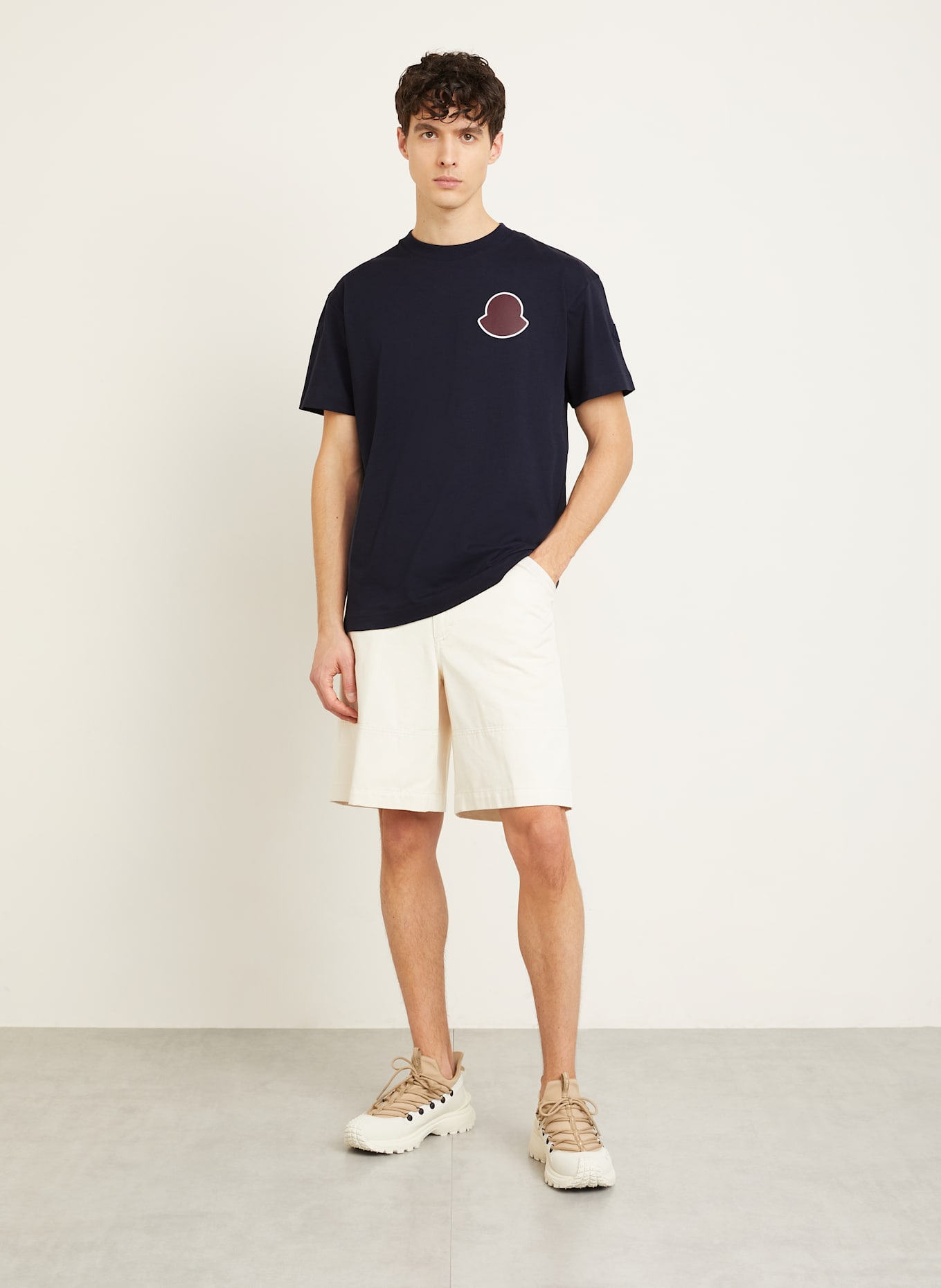 MONCLER T-Shirt: DUNKELBLAU