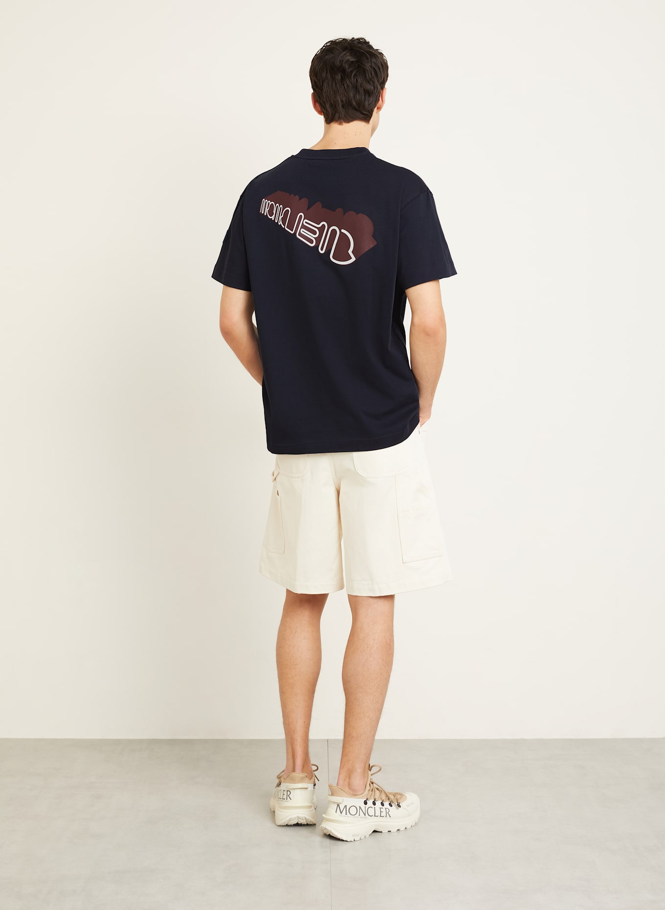 MONCLER T-Shirt: DUNKELBLAU