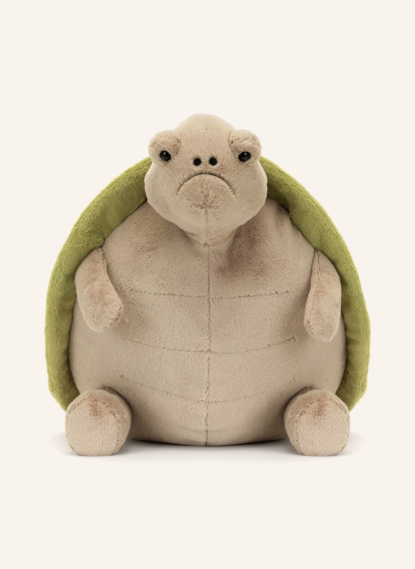 Jellycat Schildkröte-Kuscheltier TIMMY TURTLE BIG: TAUPE / HELLGRÜN