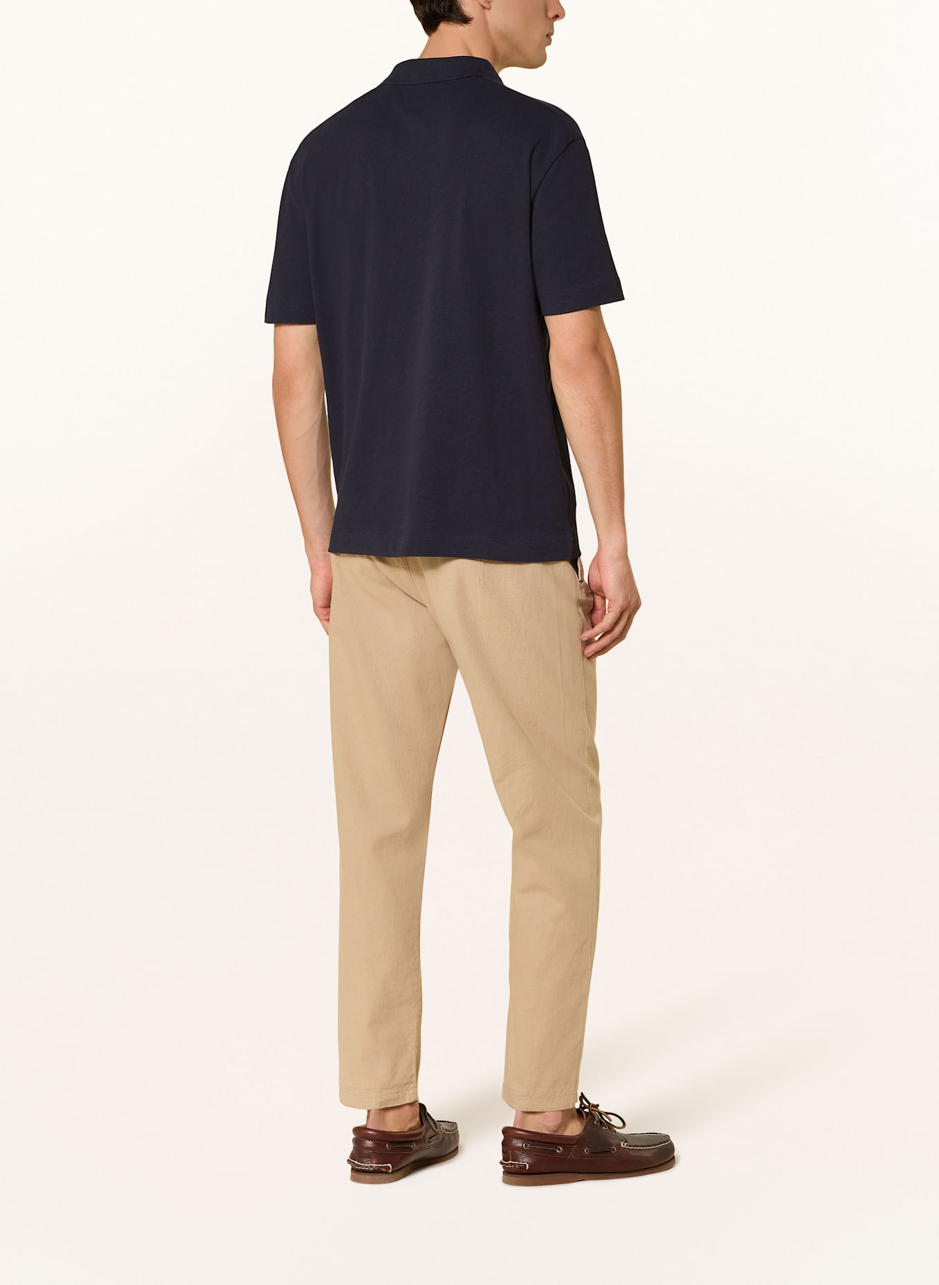 Marc O'Polo Jerseyhemd Regular Fit: DUNKELBLAU