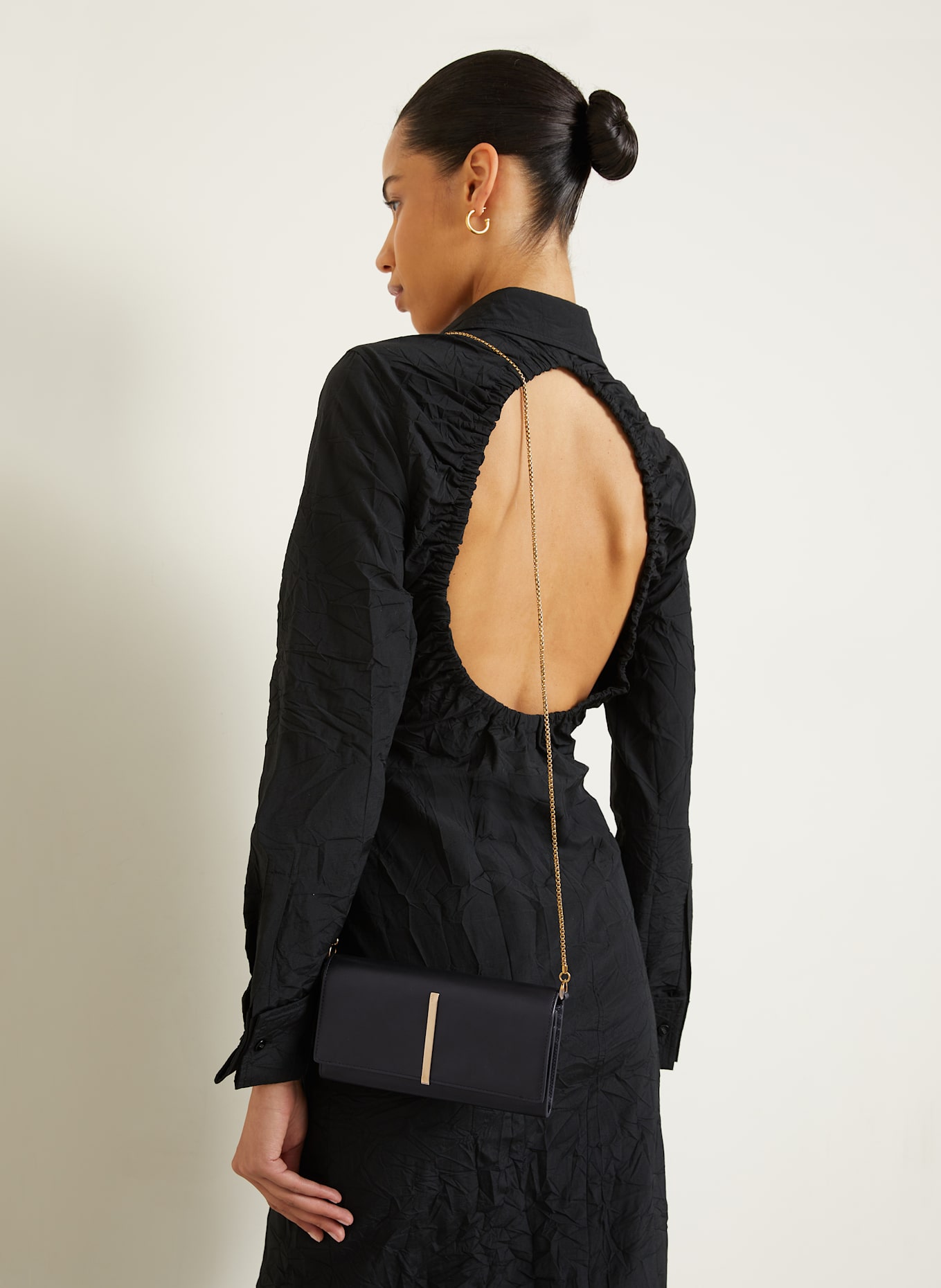 TOD'S Geldbörse MEDIO zum Umhängen: SCHWARZ