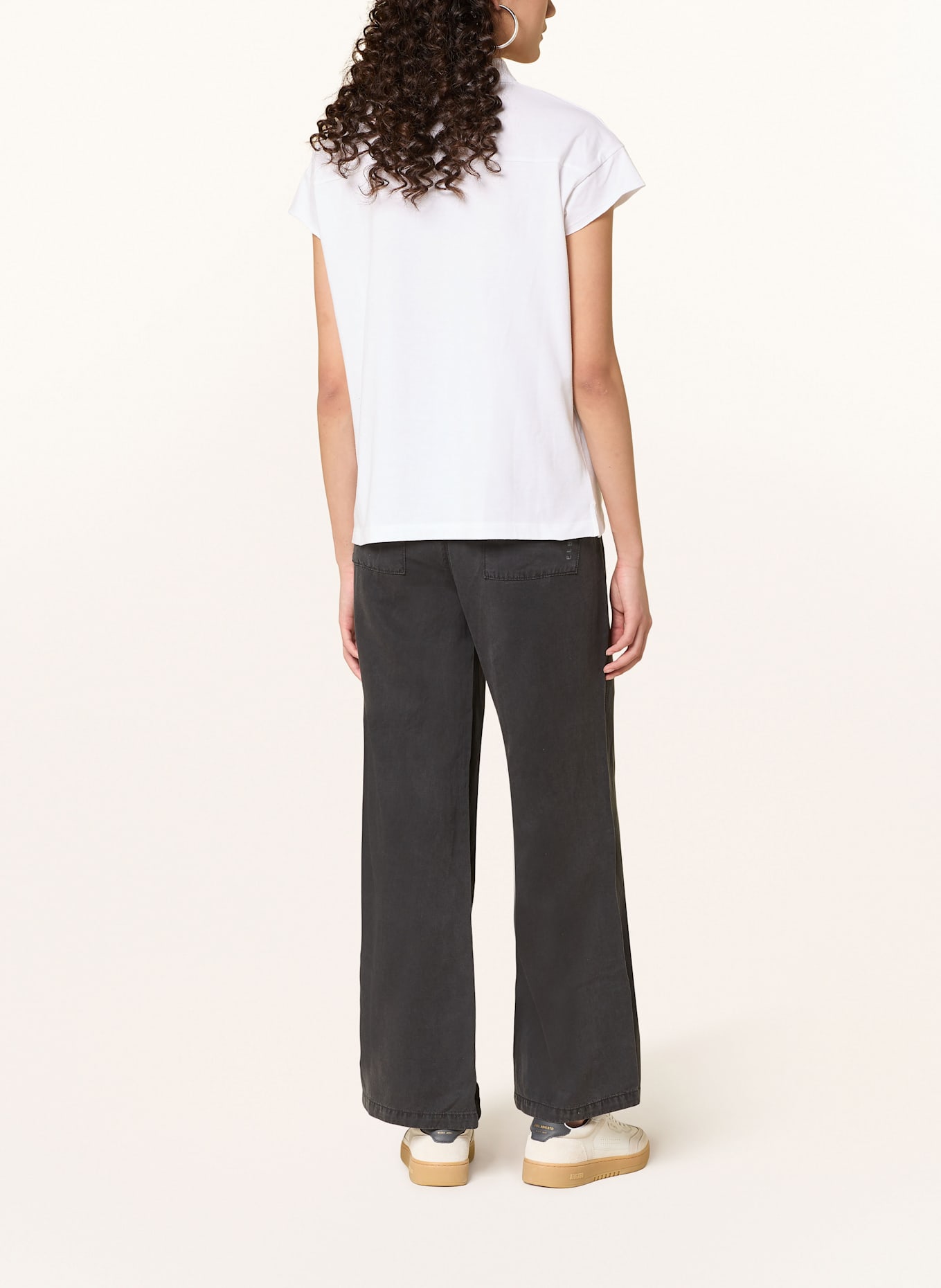 ELBSAND Piqué polo shirt: ECRU