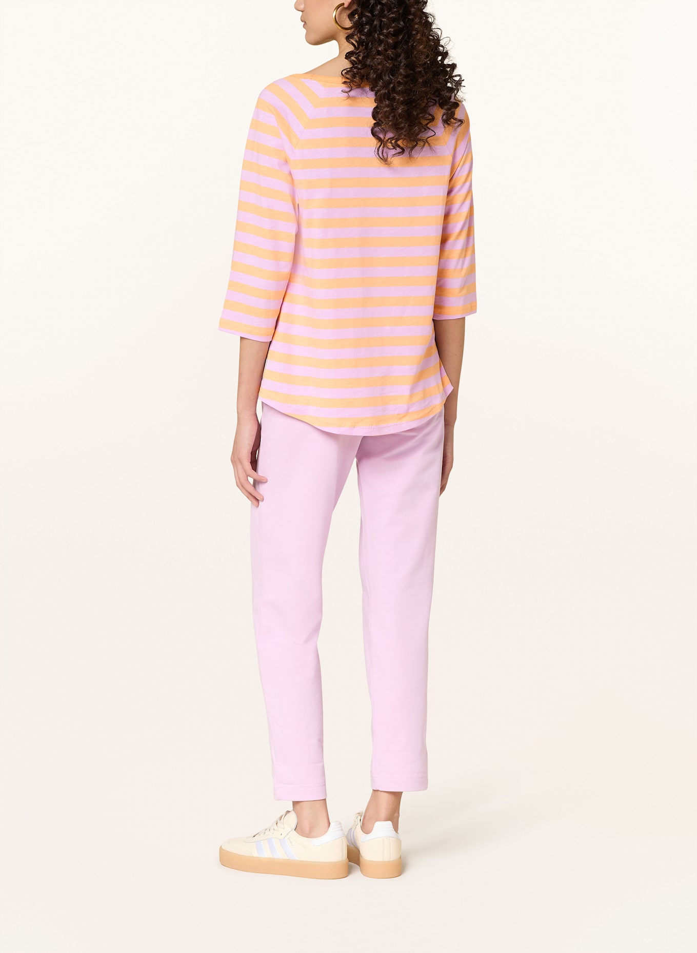 ELBSAND Shirt CELINA mit 3/4-Arm: ORANGE/ ROSA