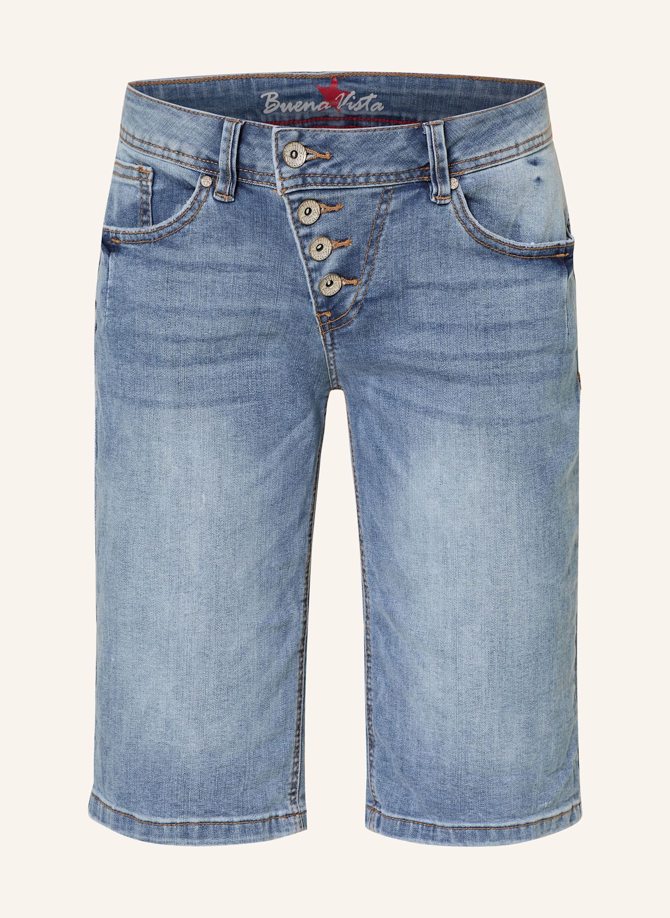Buena Vista Short en jean MALIBU: 8442 light stone