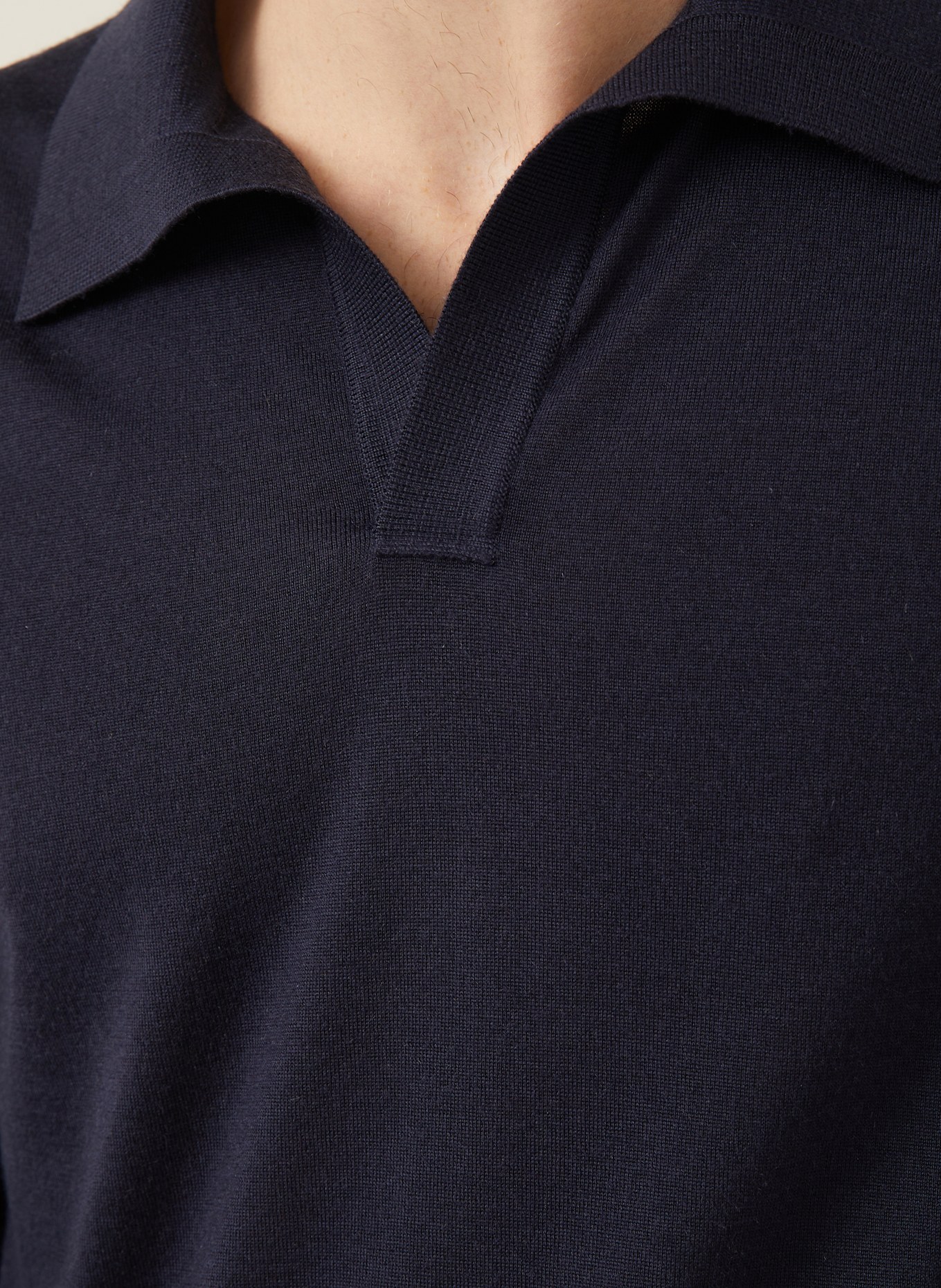 ZEGNA Cashmere-Pullover mit Seide: DUNKELBLAU