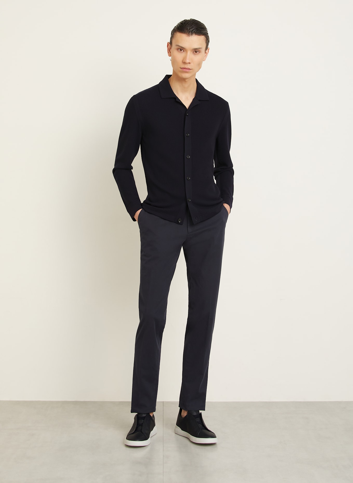 ZEGNA cardigan: BLEU FONCÉ