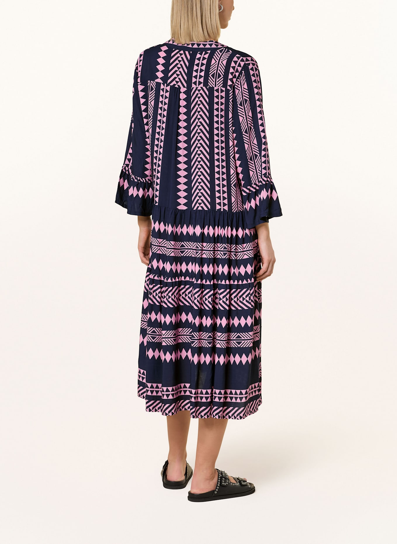 miss goodlife Kleid INDI: DUNKELBLAU / ROSA