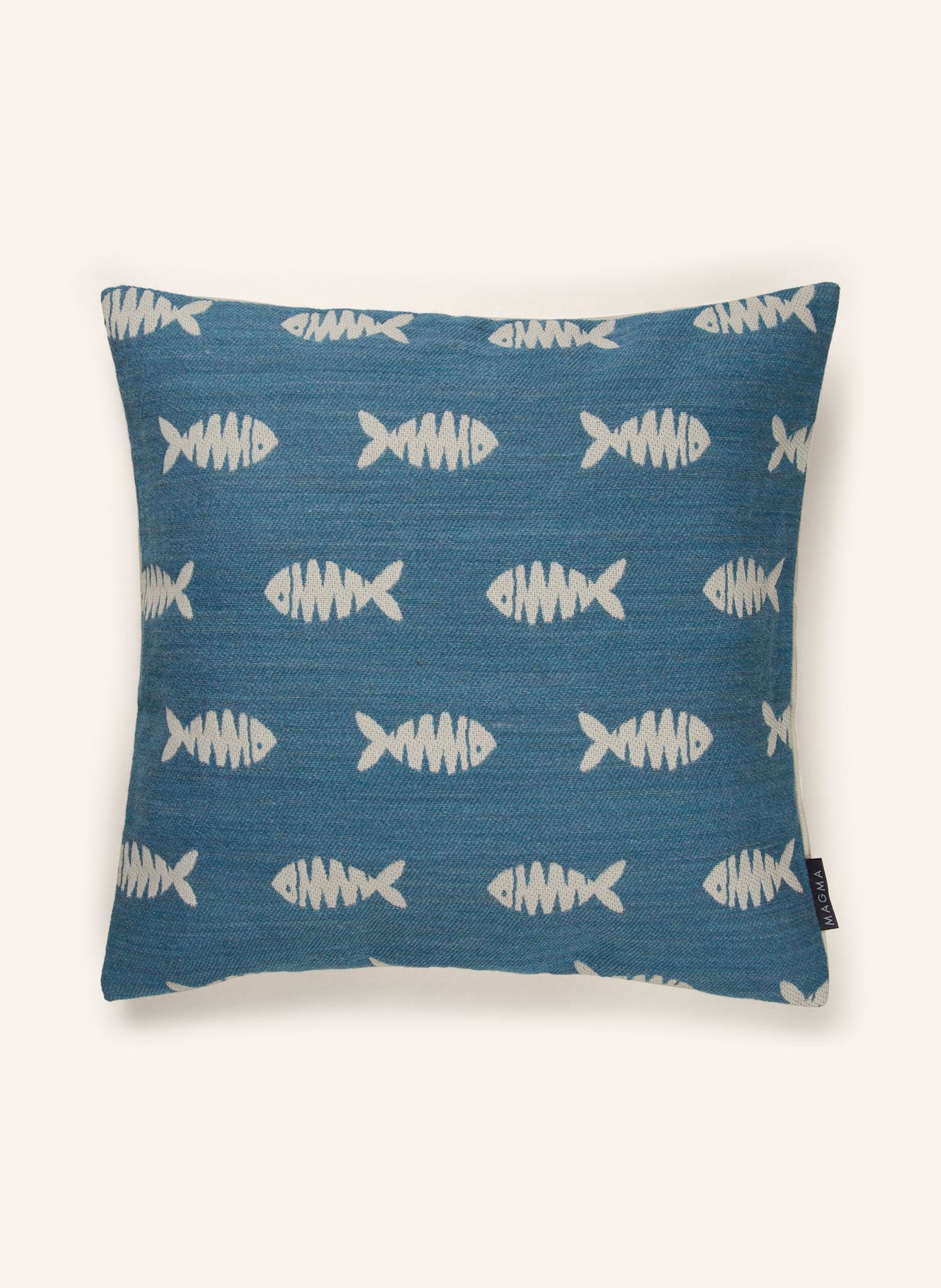 MAGMA Dekokissenhülle: BLAU / WEISS