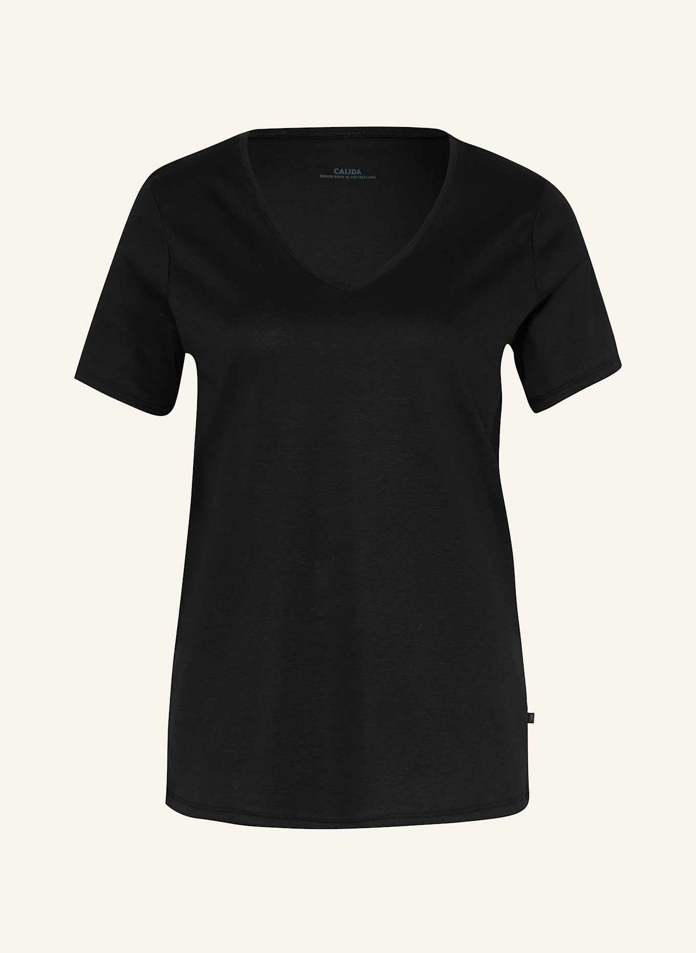 CALIDA Koszulka od piżamy FAVOURITES SLEEP: CZARNY