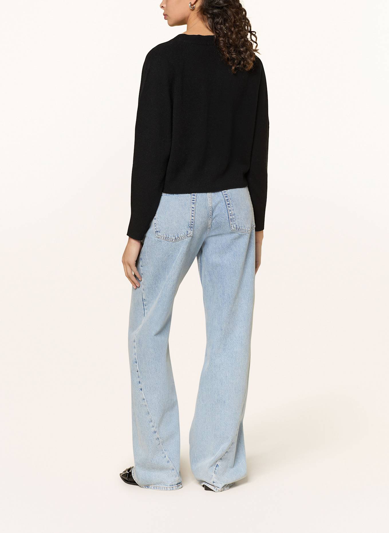 MRS & HUGS Strickjacke aus Cashmere: SCHWARZ