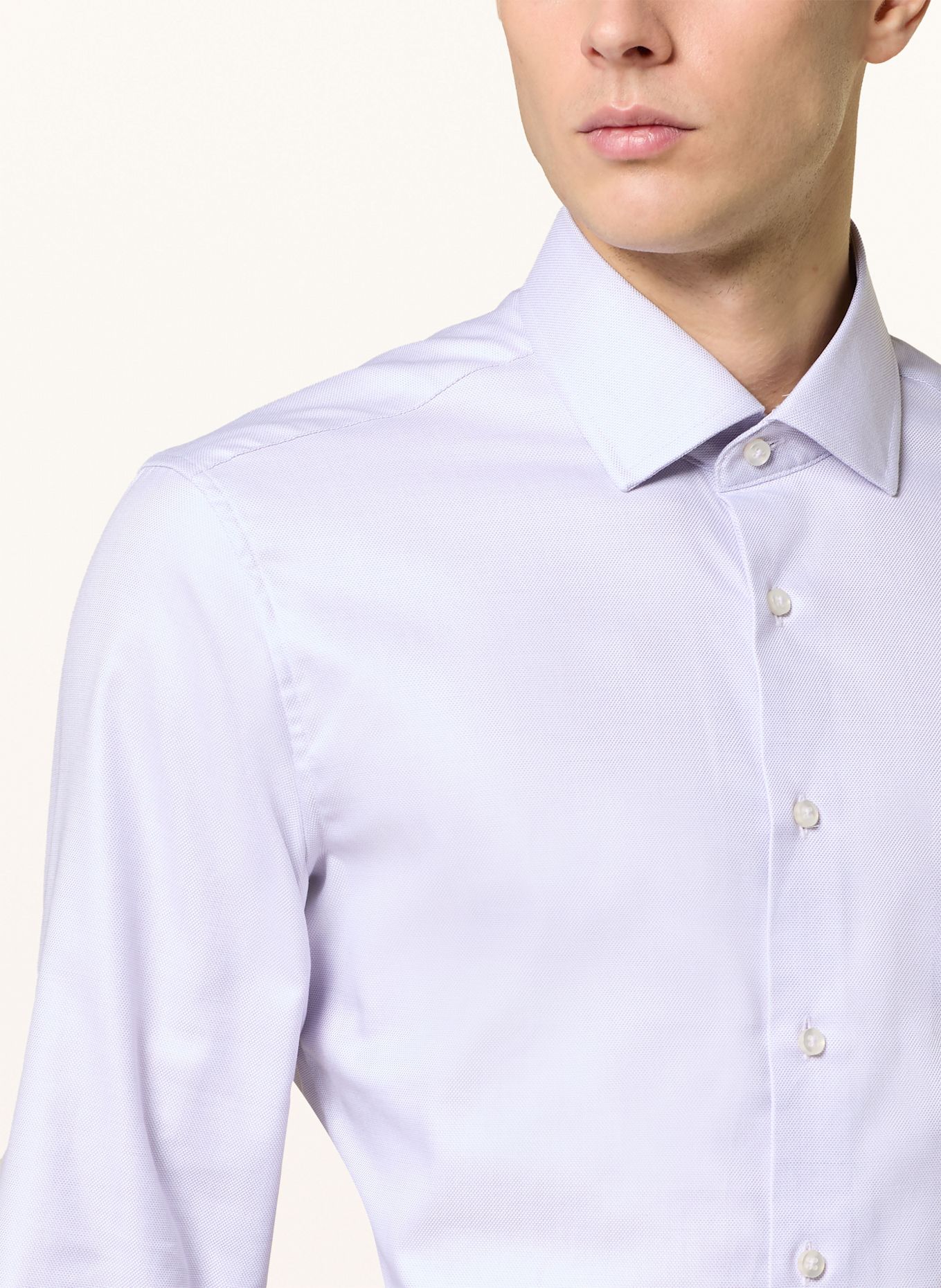 1863 by ETERNA Hemd Slim Fit: HELLLILA