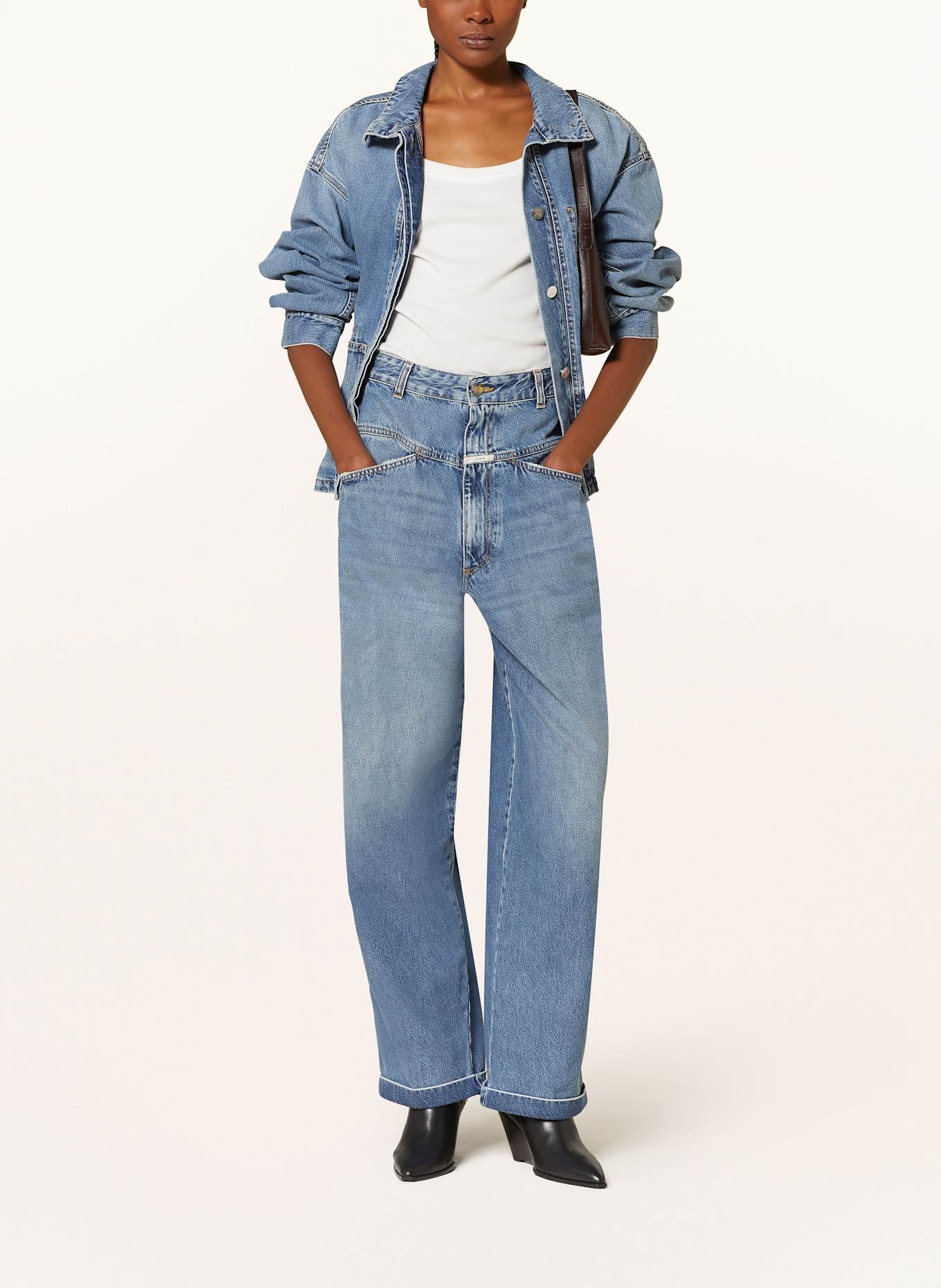 CLOSED DENI-X jeans: MBL MID BLUE
