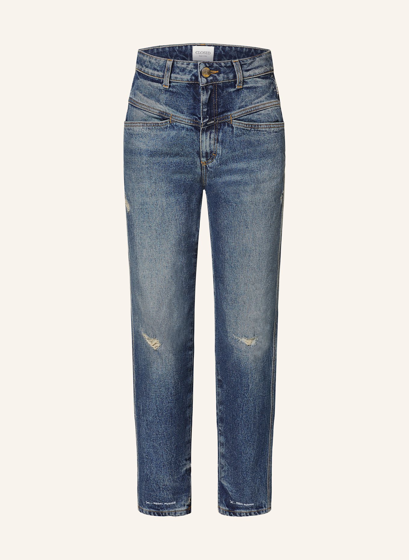 CLOSED 7/8 Jeans PEDAL PUSHER: DBL DARK BLUE