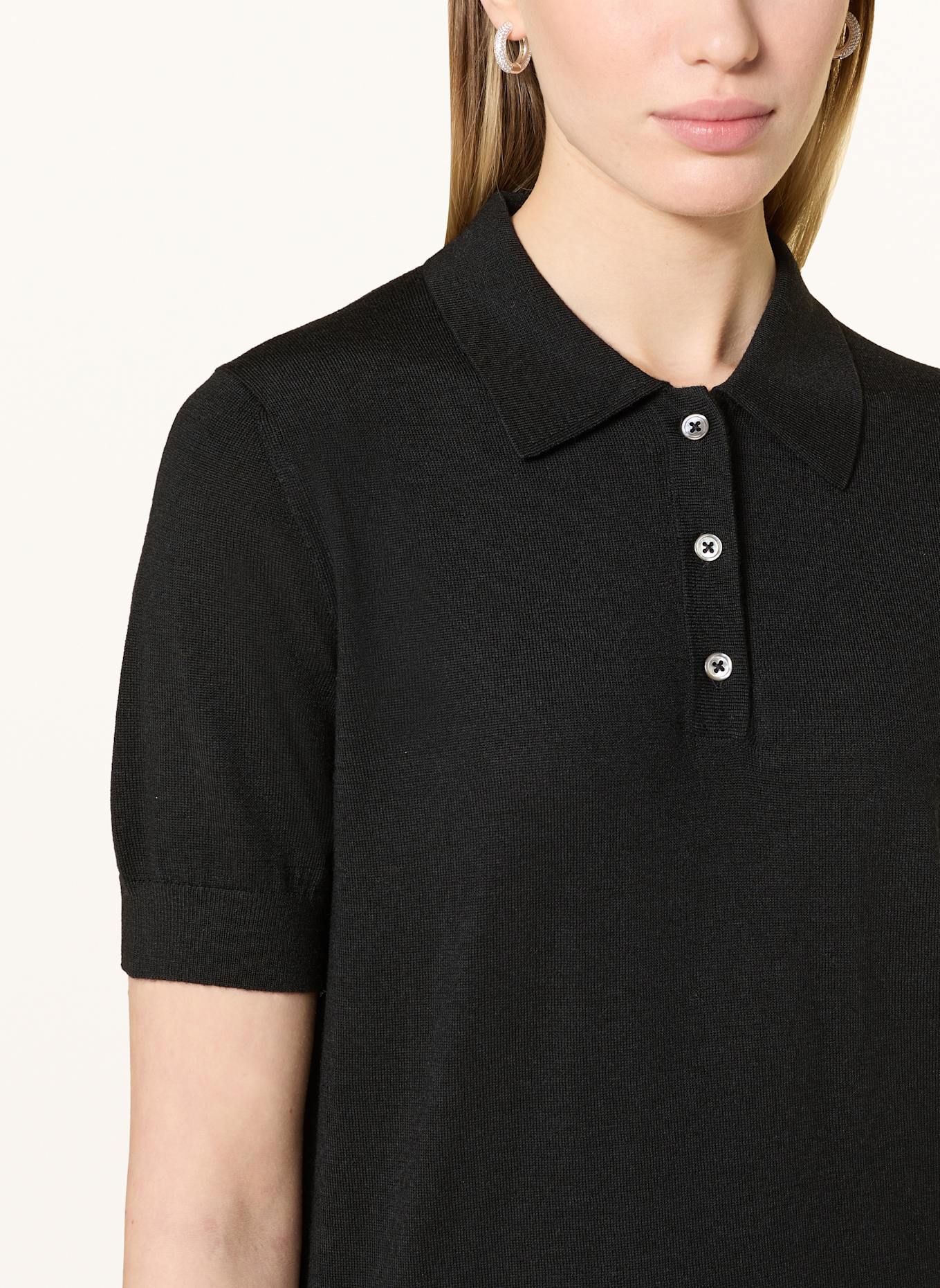 darling harbour Strick-Poloshirt: BLACK
