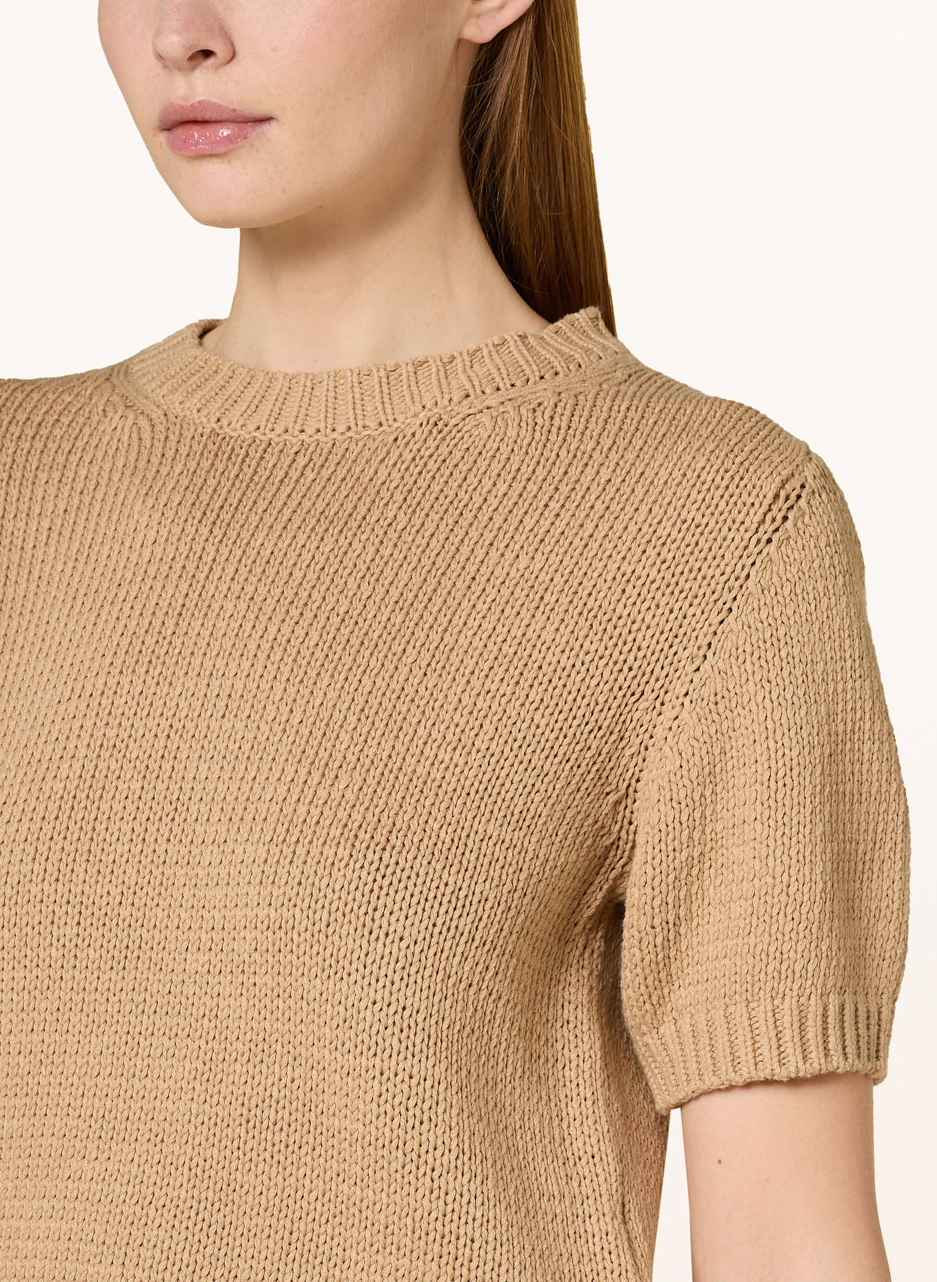 darling harbour Strickshirt: CAMEL