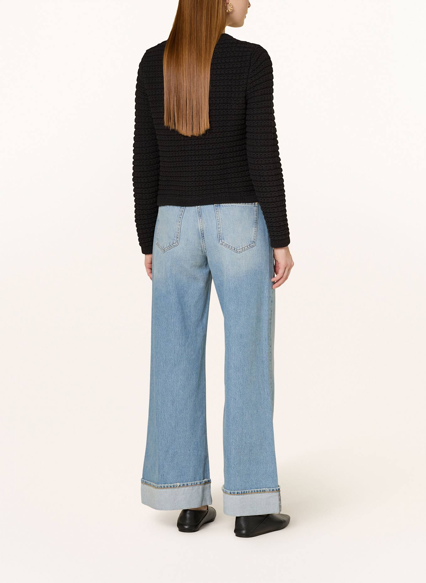 darling harbour Cardigan: BLACK