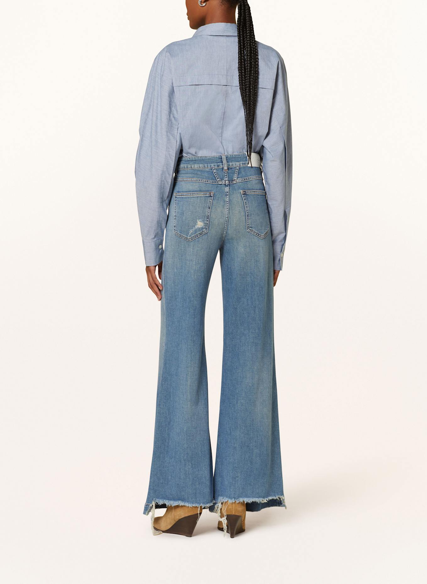 CLOSED Hemdbluse: BLAUGRAU