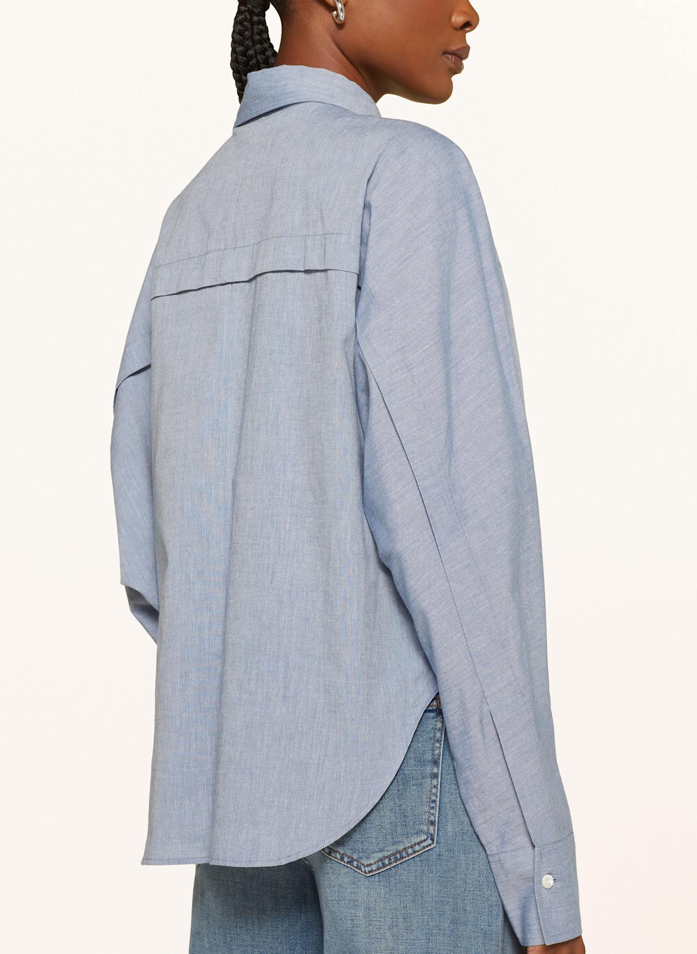 CLOSED Hemdbluse: BLAUGRAU