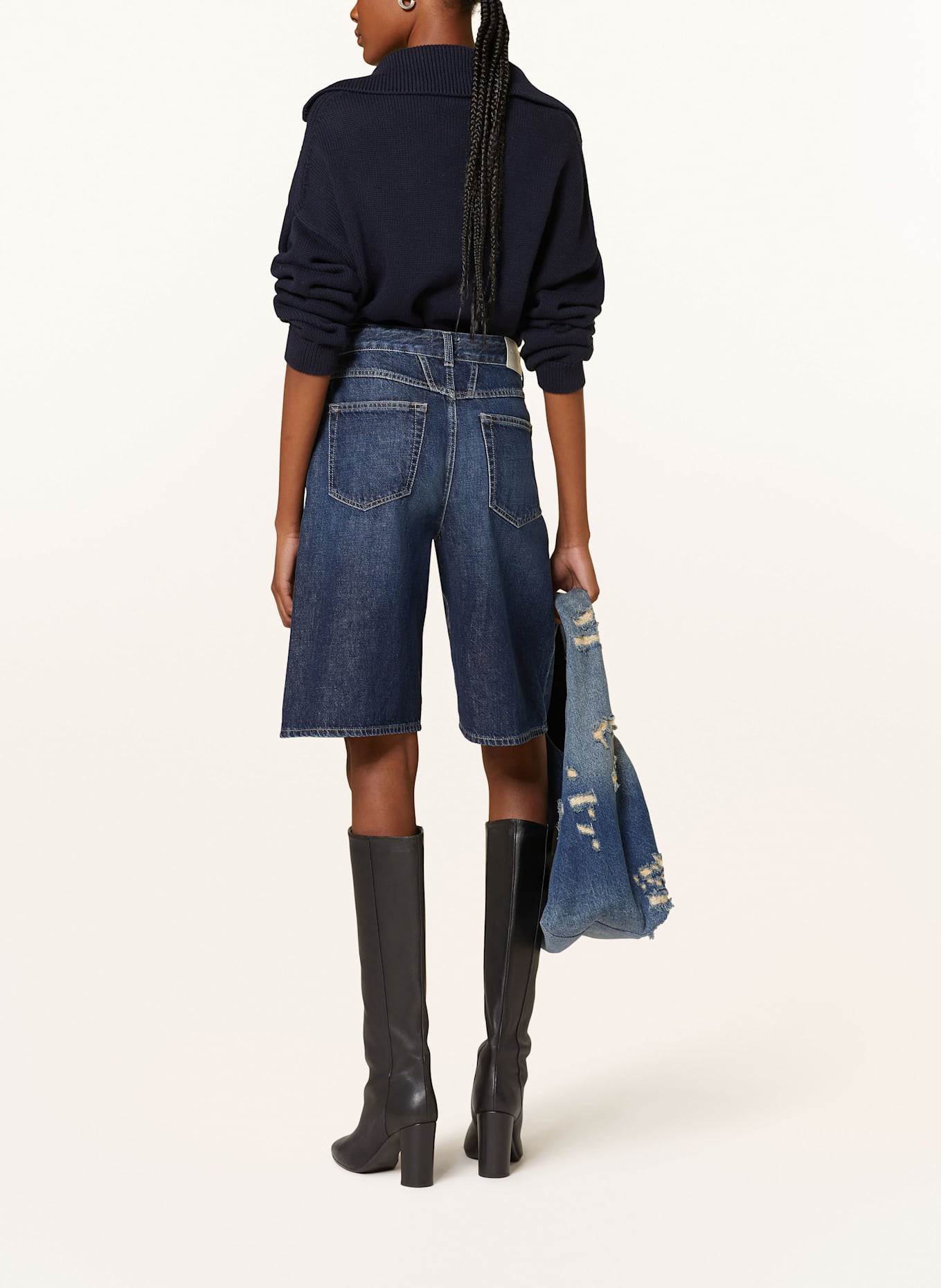CLOSED Jeansshorts JENICA: DBL DARK BLUE
