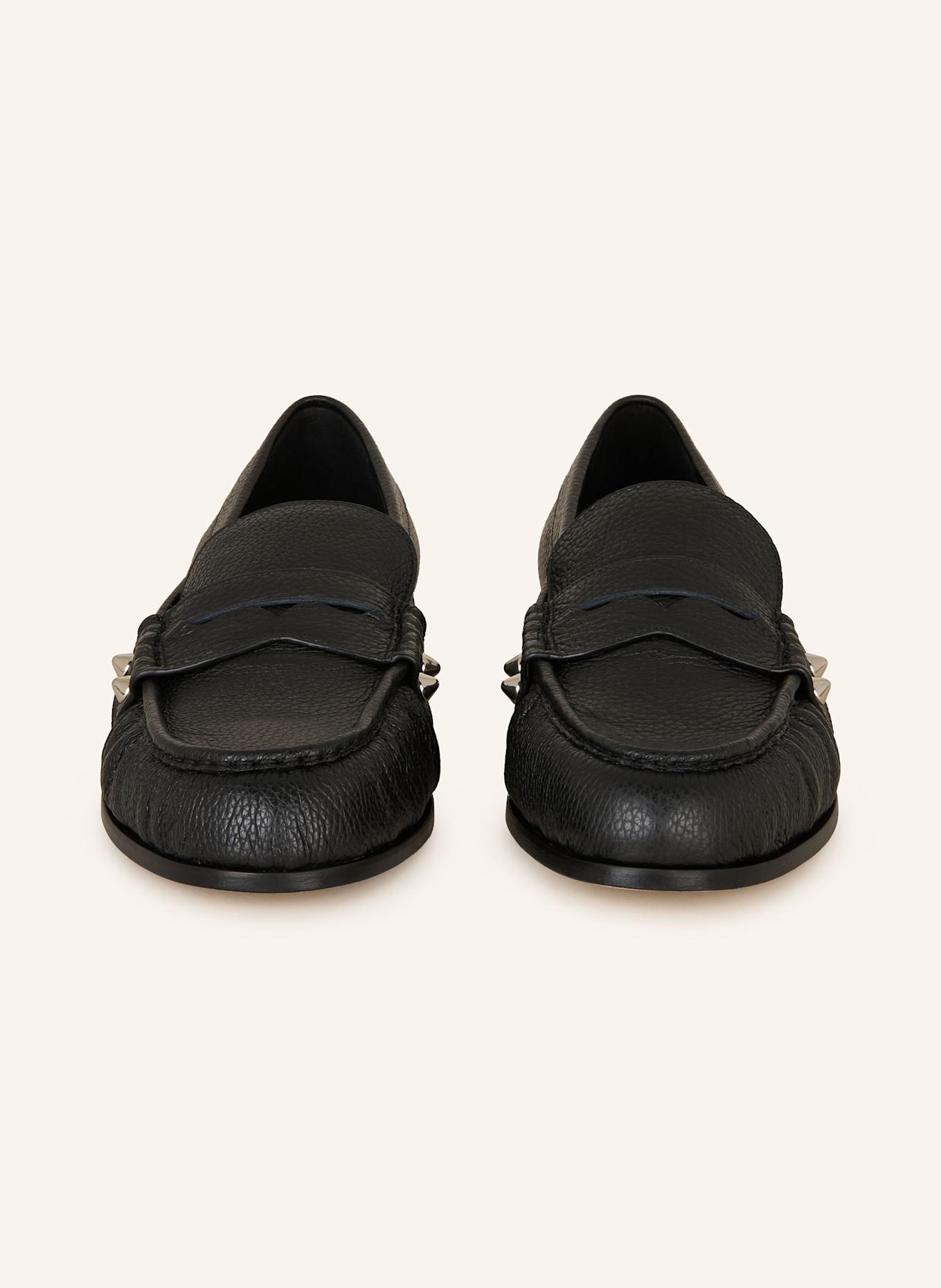 DSQUARED2 Loafers VITELLO BOTTALATO+BORCHIE: SCHWARZ