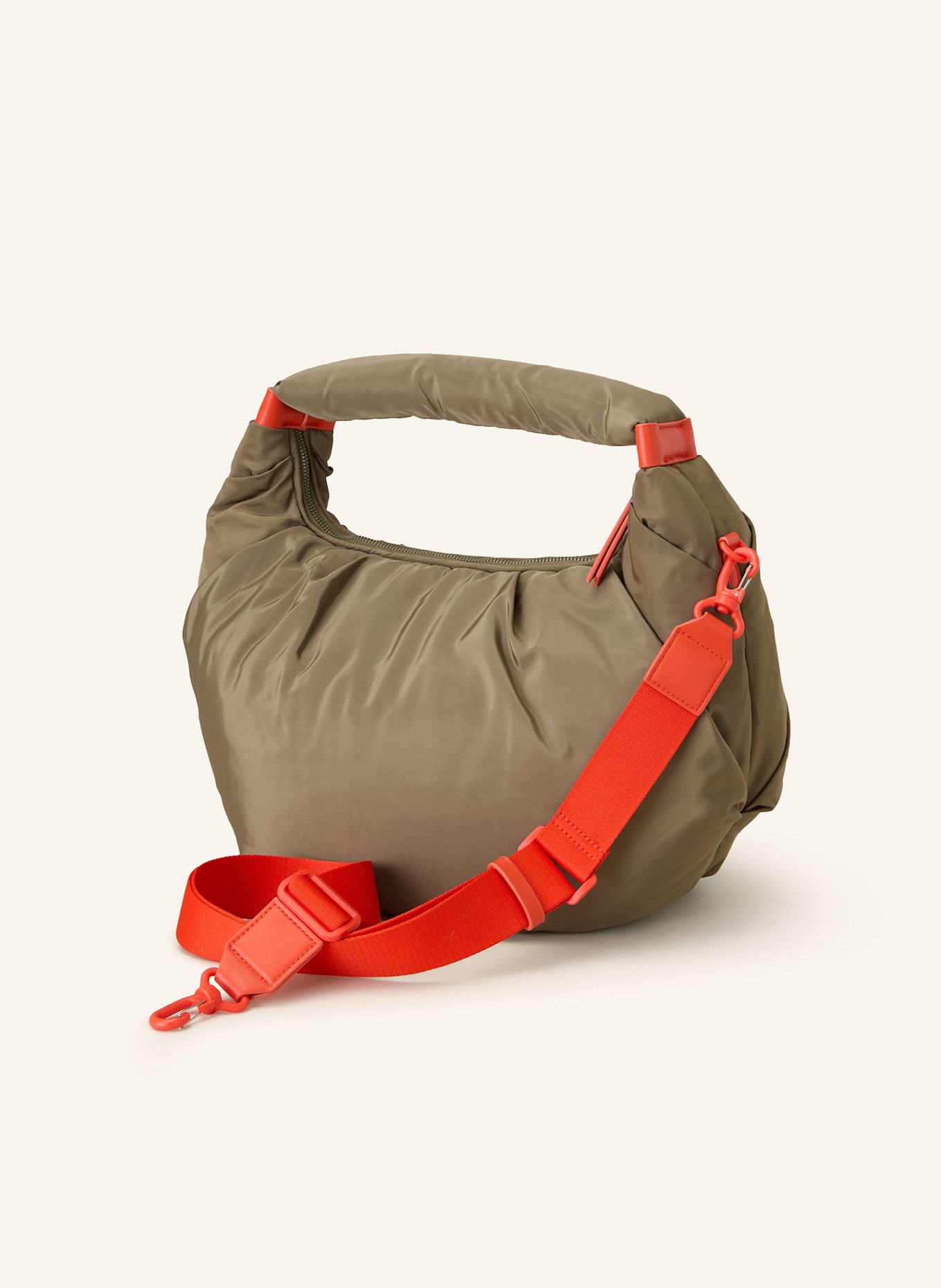 UNIO Torebka KITZBUEHEL PUFFY LARGE: KHAKI/ POMARAŃCZOWY