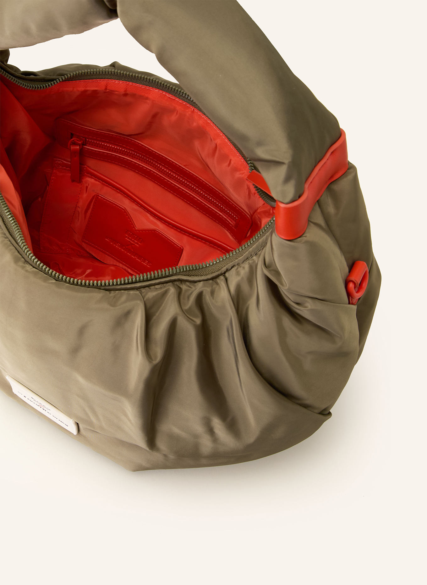 UNIO Torebka KITZBUEHEL PUFFY LARGE: KHAKI/ POMARAŃCZOWY