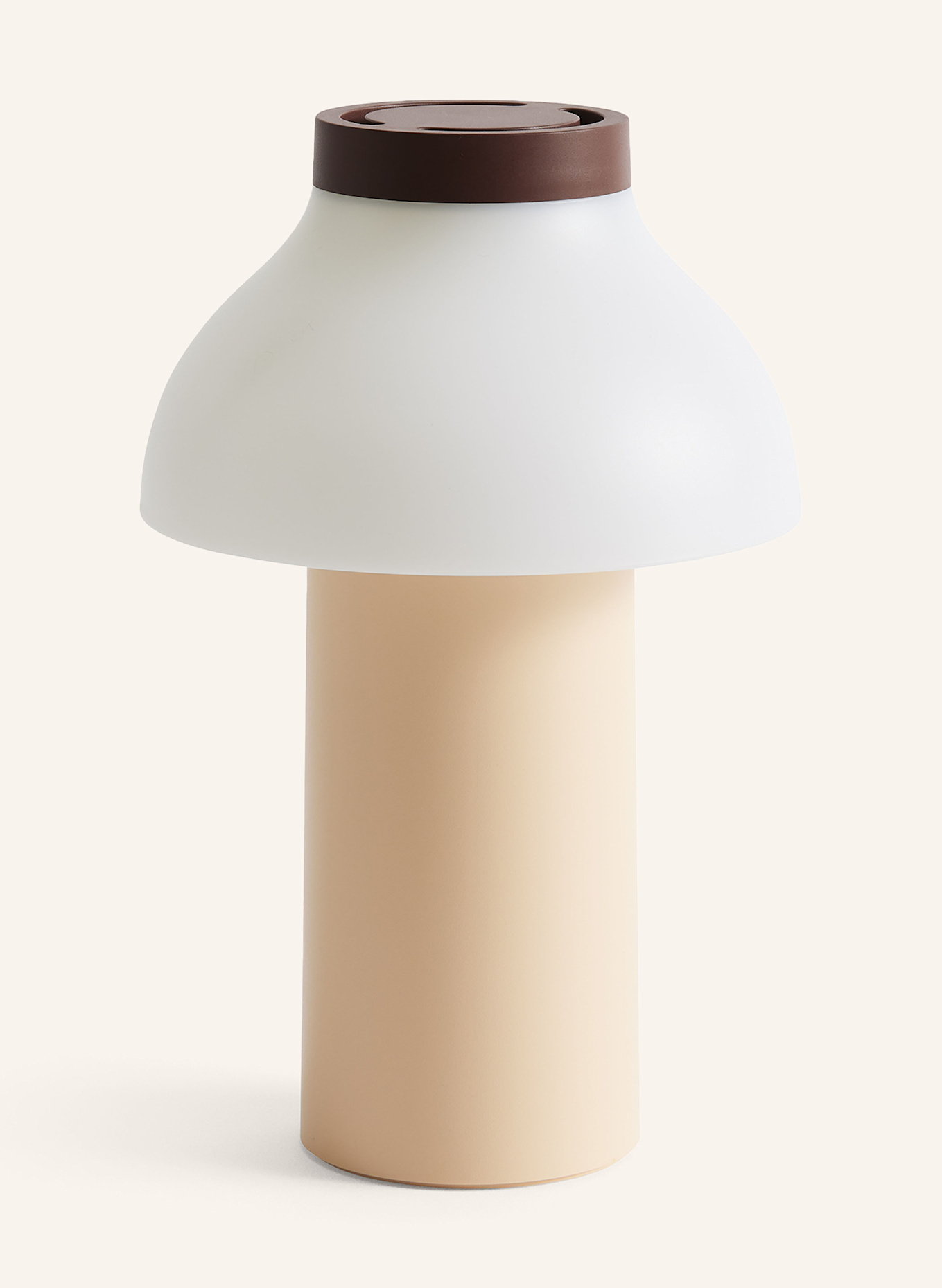 HAY Tischleuchte PC PORTABLE: HELLORANGE / WEISS